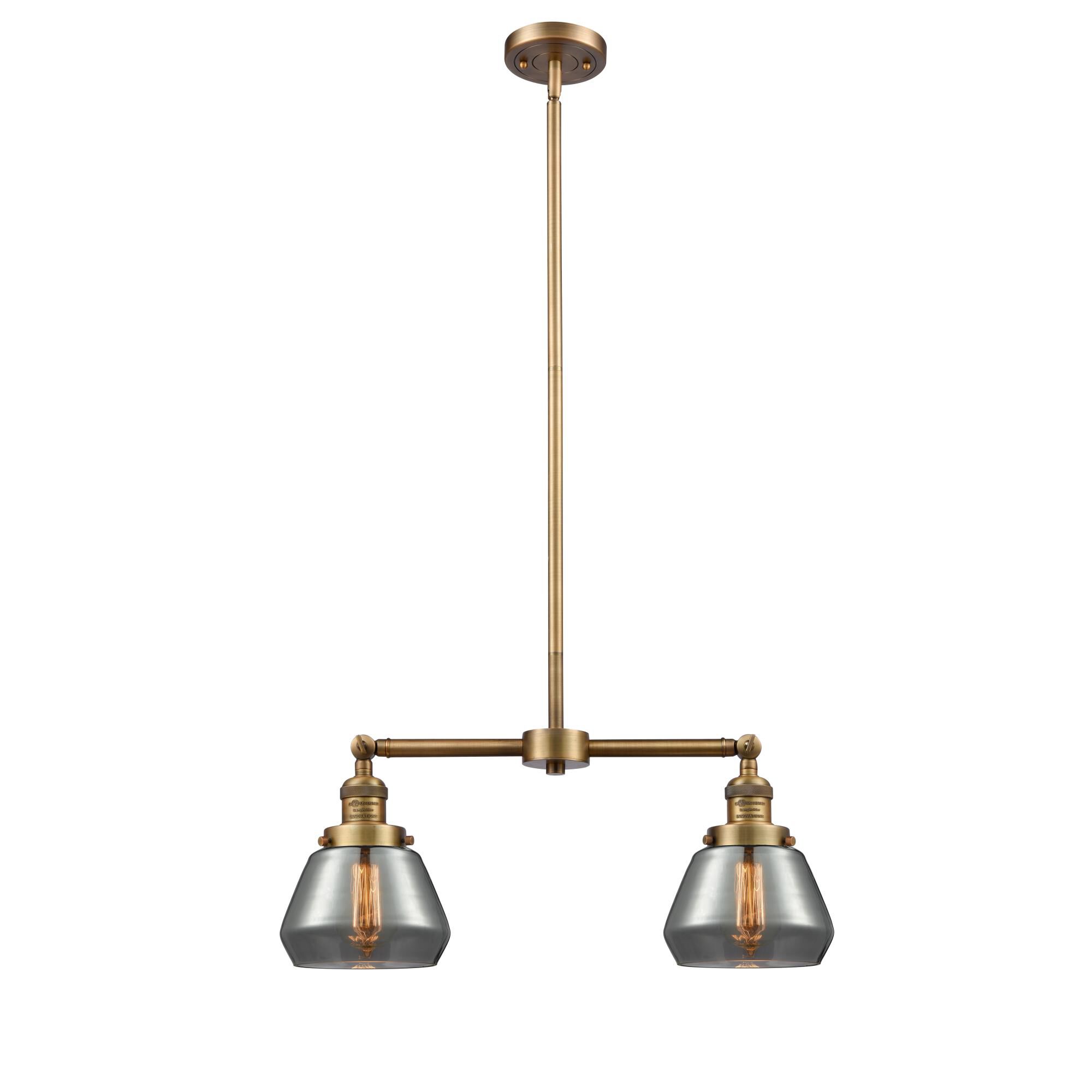 Bruno Marashlian Fulton 21 Inch 2 Light Mini Chandelier by Innovations Lighting
