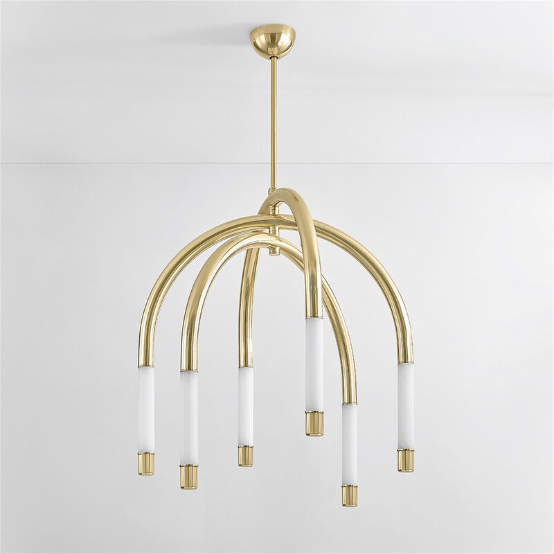 Noz Nozawa Zeme 33.75 Inch Chandelier by Corbett Lighting