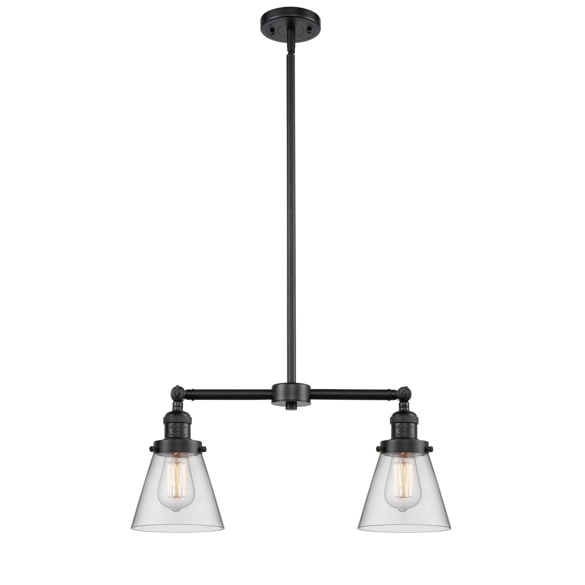 Bruno Marashlian Small Cone 21 Inch 2 Light Mini Chandelier by Innovations Lighting