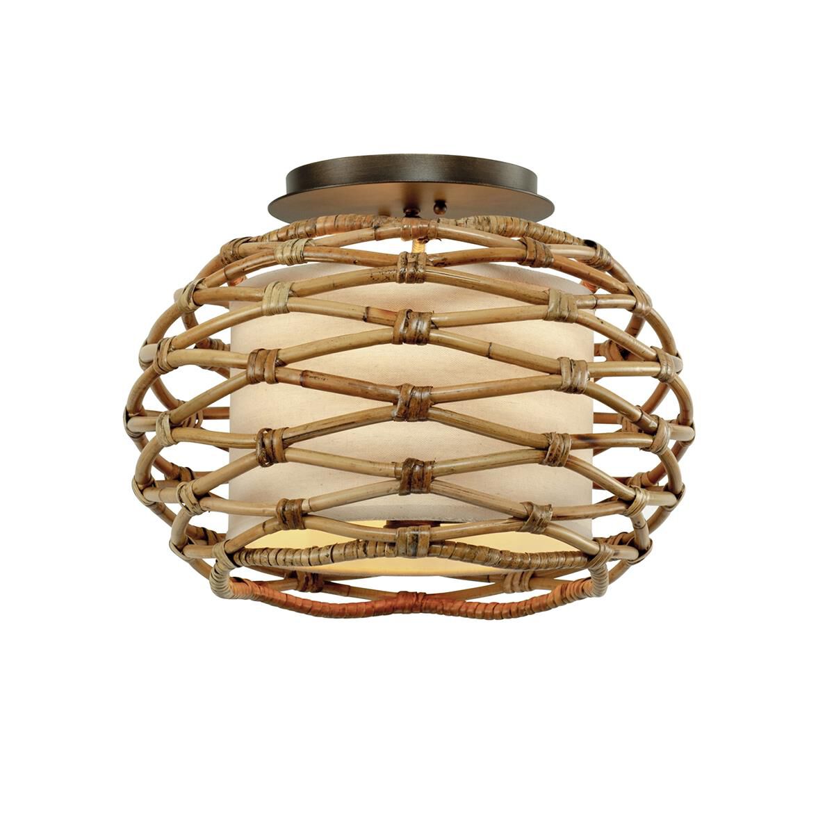 Balboa 15.25 Inch Semi Flush Mount by Troy Lighting