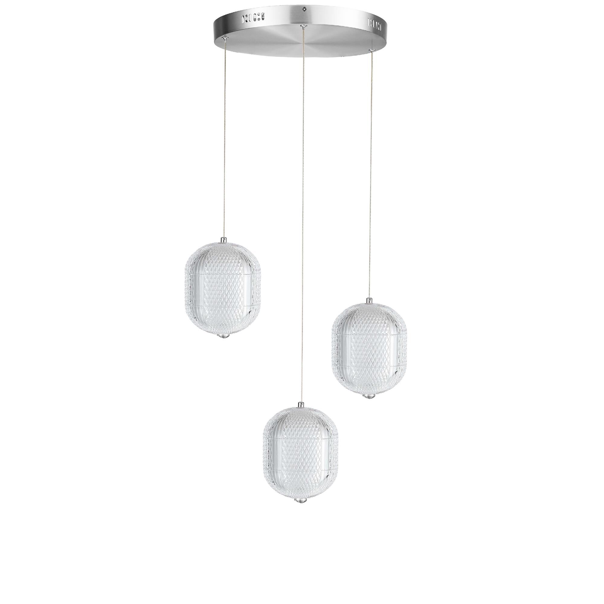 Shown in Polished Chrome finish and Clear shade