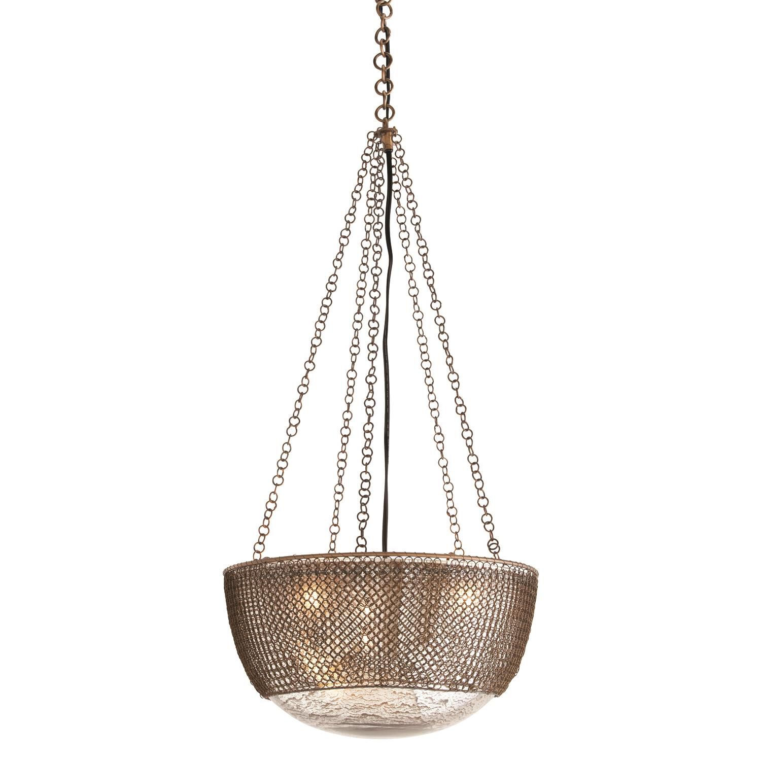 Chainmail 16 Inch Large Pendant by Arteriors Home