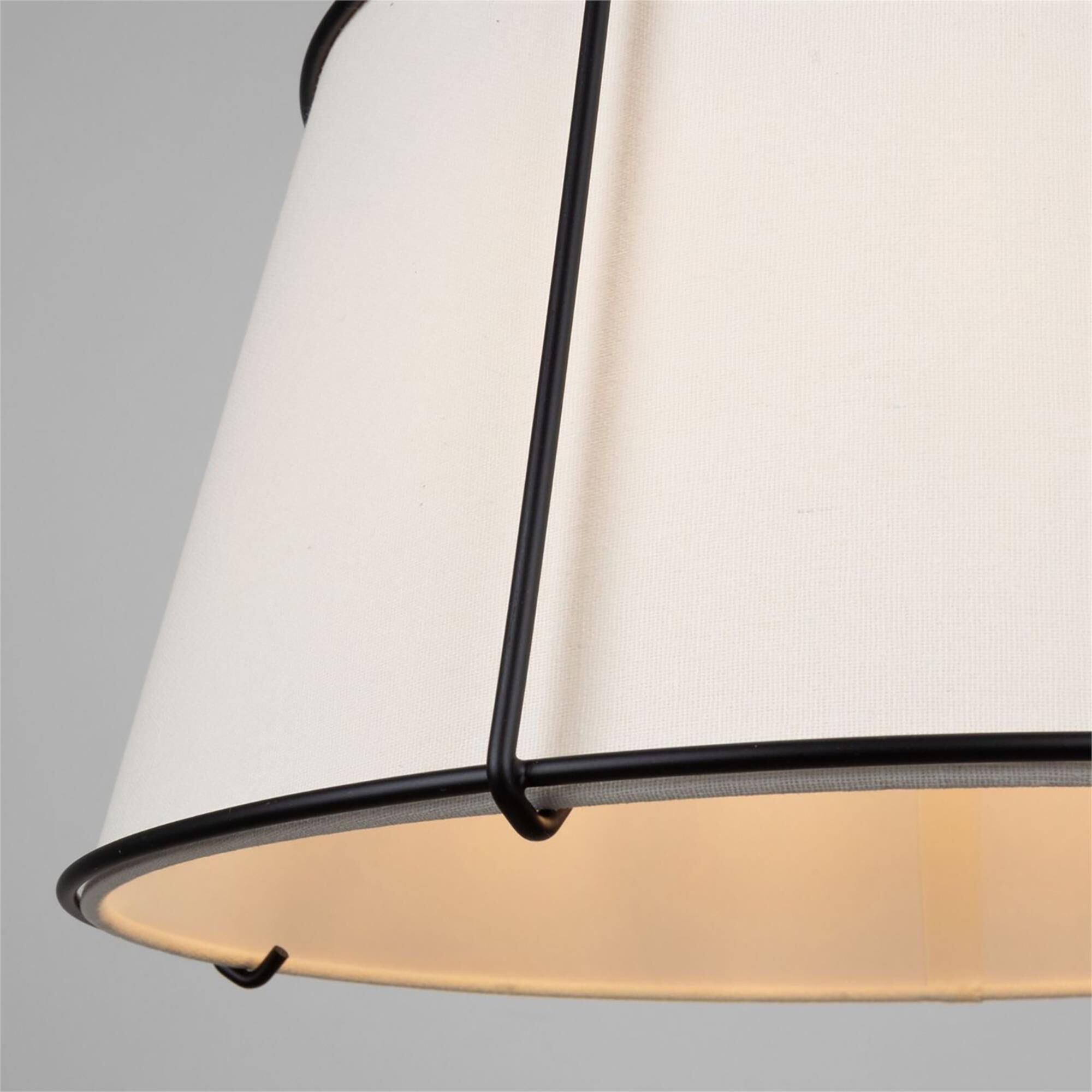 Steven Sabados (S&C) Pullman 17 Inch 3 Light Semi Flush Mount,