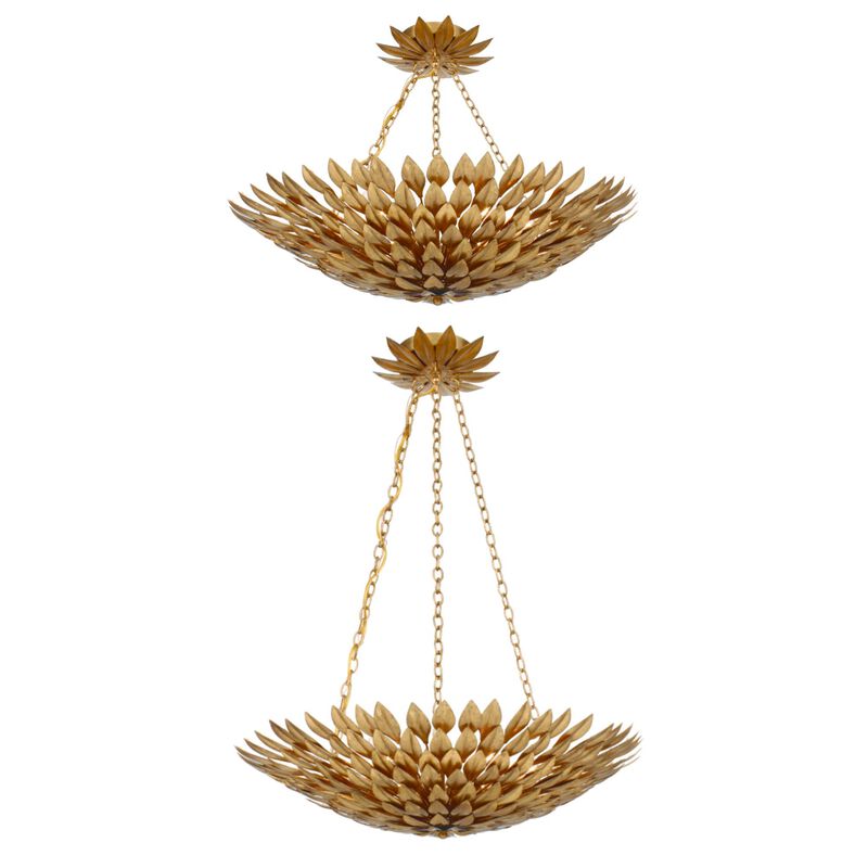 Broche 24 Inch 6 Light Chandelier by Crystorama