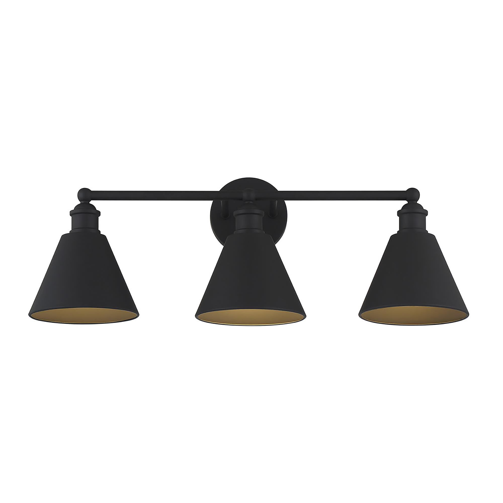 Shown in Matte Black finish and Matte Black Metal shade