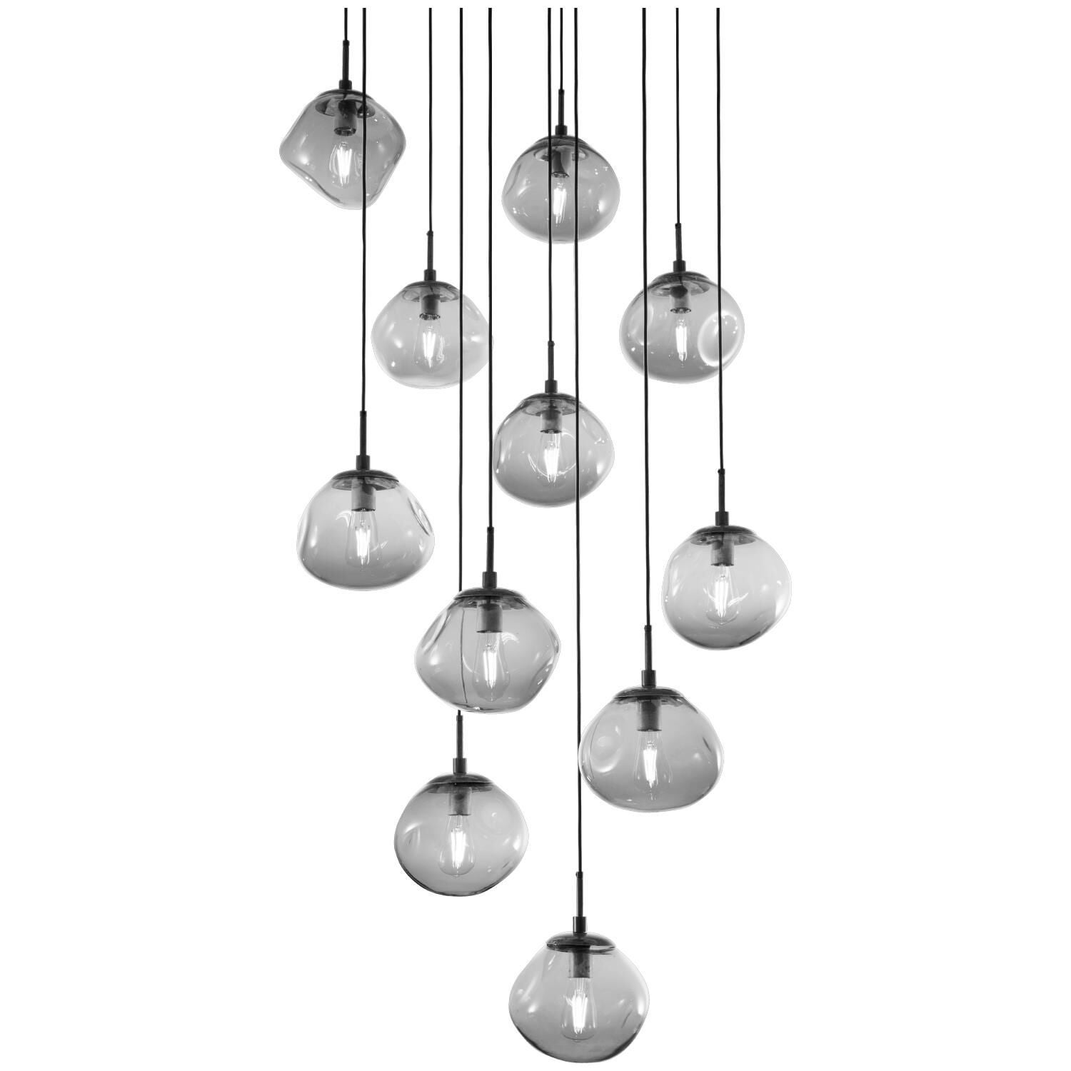 Levi Wilson Nebula 37 Inch 11 Light Multi Light Pendant by Hammerton Studio
