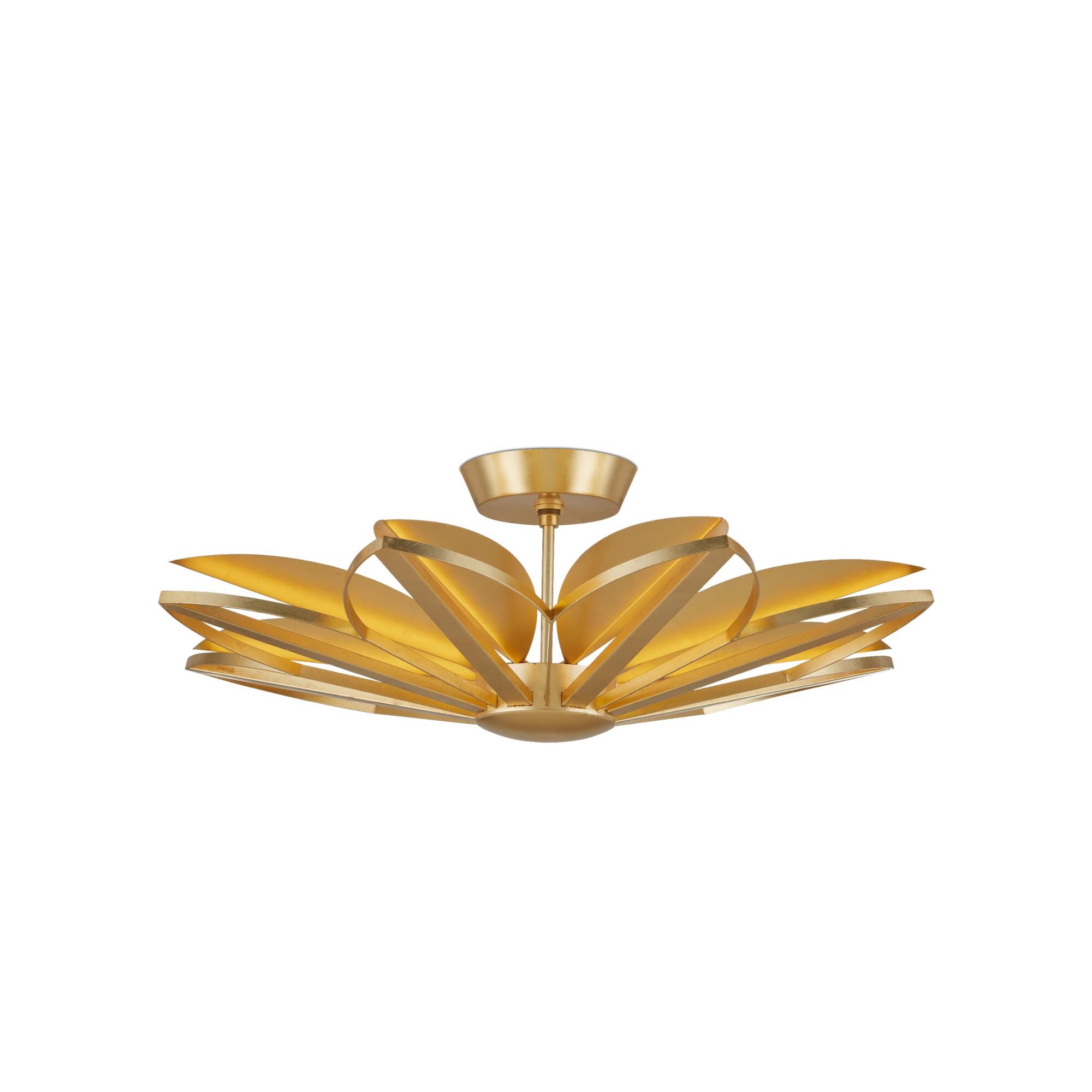 Stewart 32 Inch Semi Flush Mount by Currey and Company