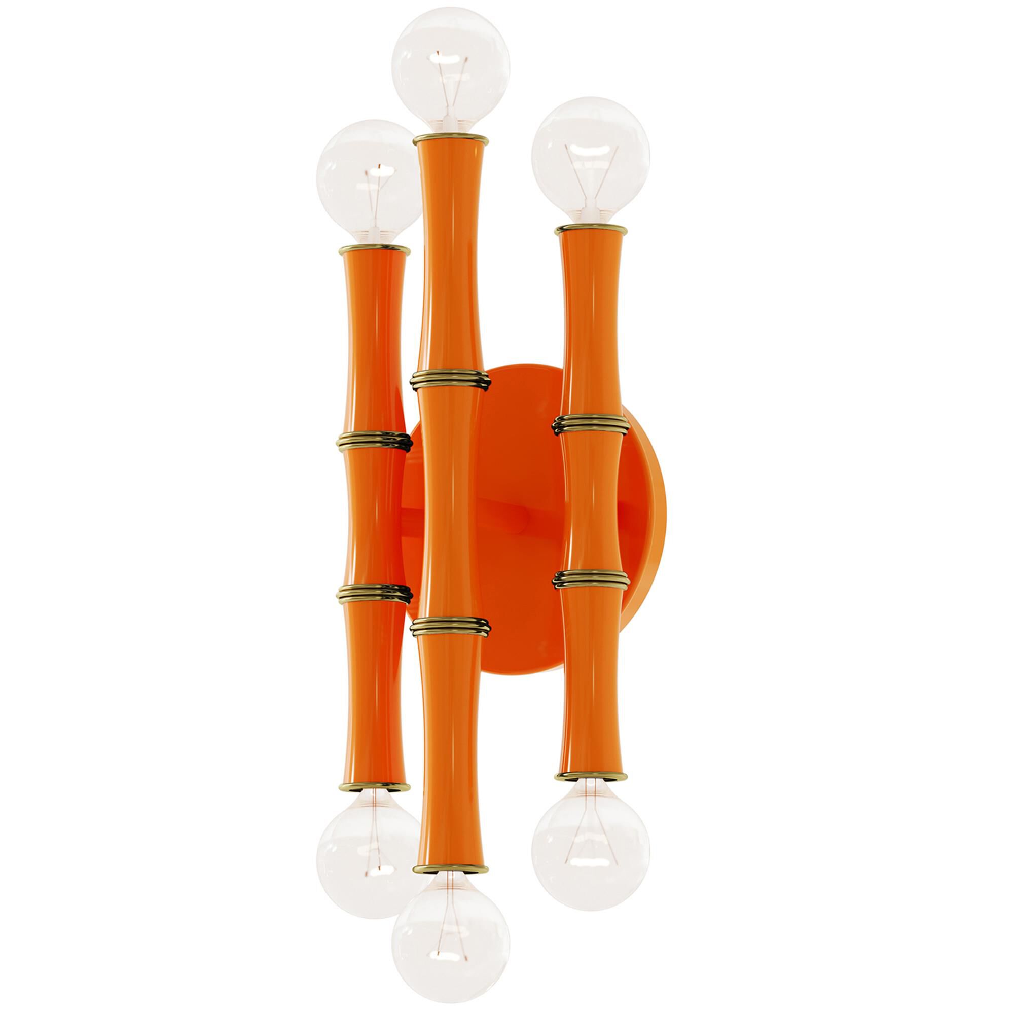 Shown in Pumpkin finish and Modern Brass accent