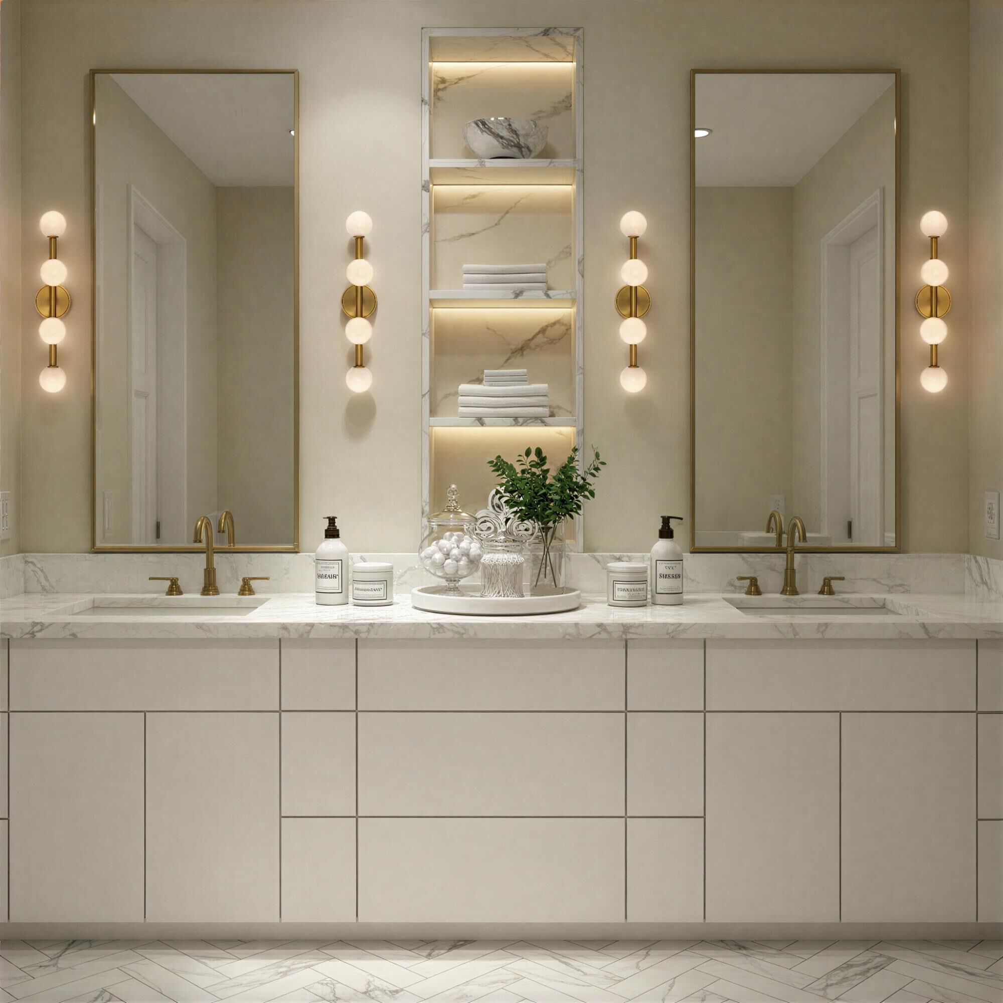 Terrell 24 Inch 4 Light Bath Vanity Light,