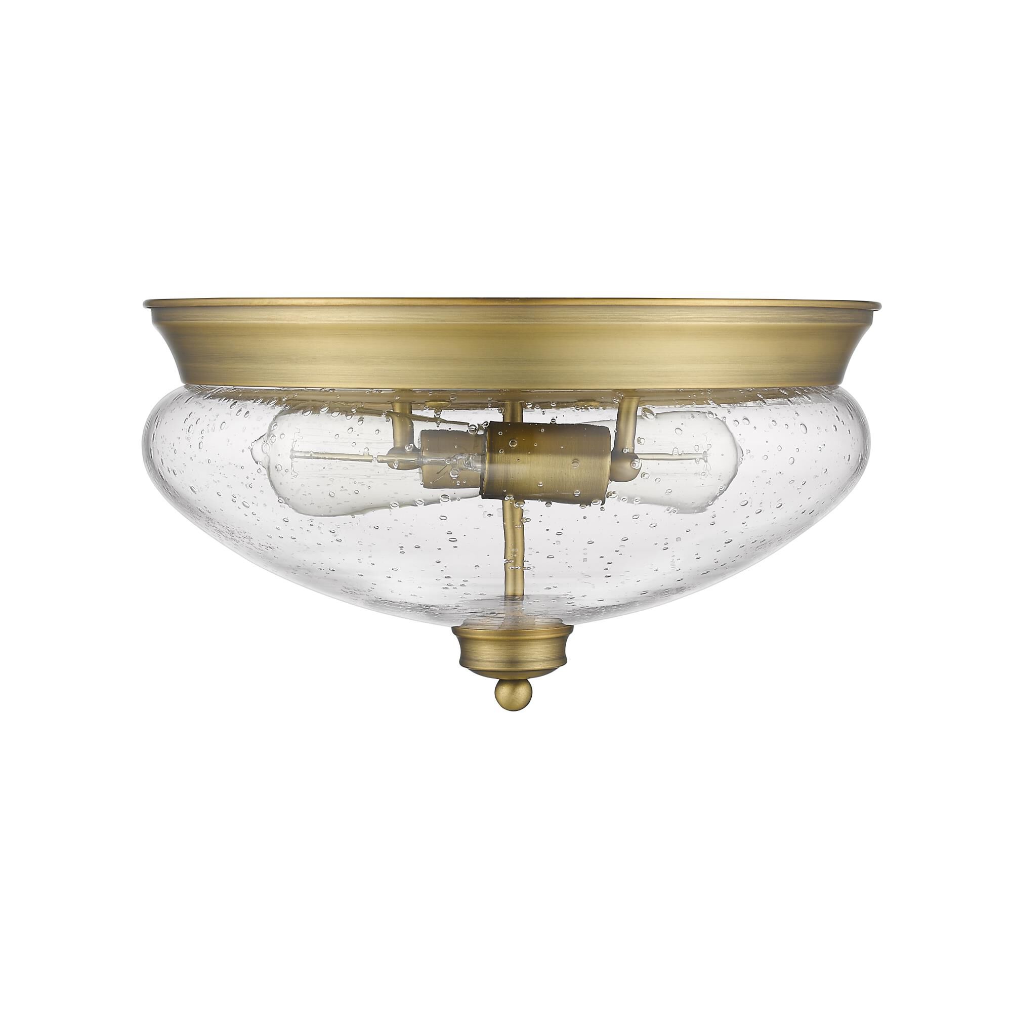 Amon 13 Inch 2 Light Flush Mount by Z-Lite
