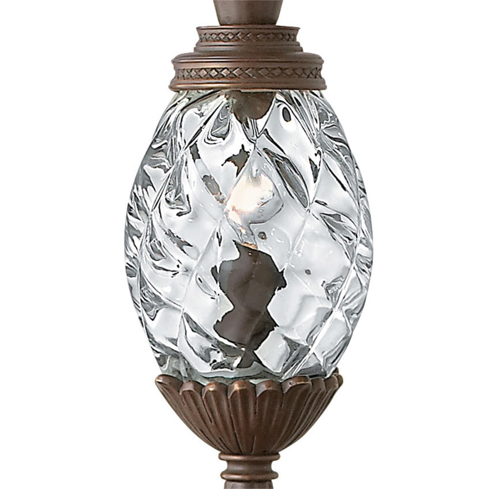 Shown in Copper Bronze finish and Clear Optic glass