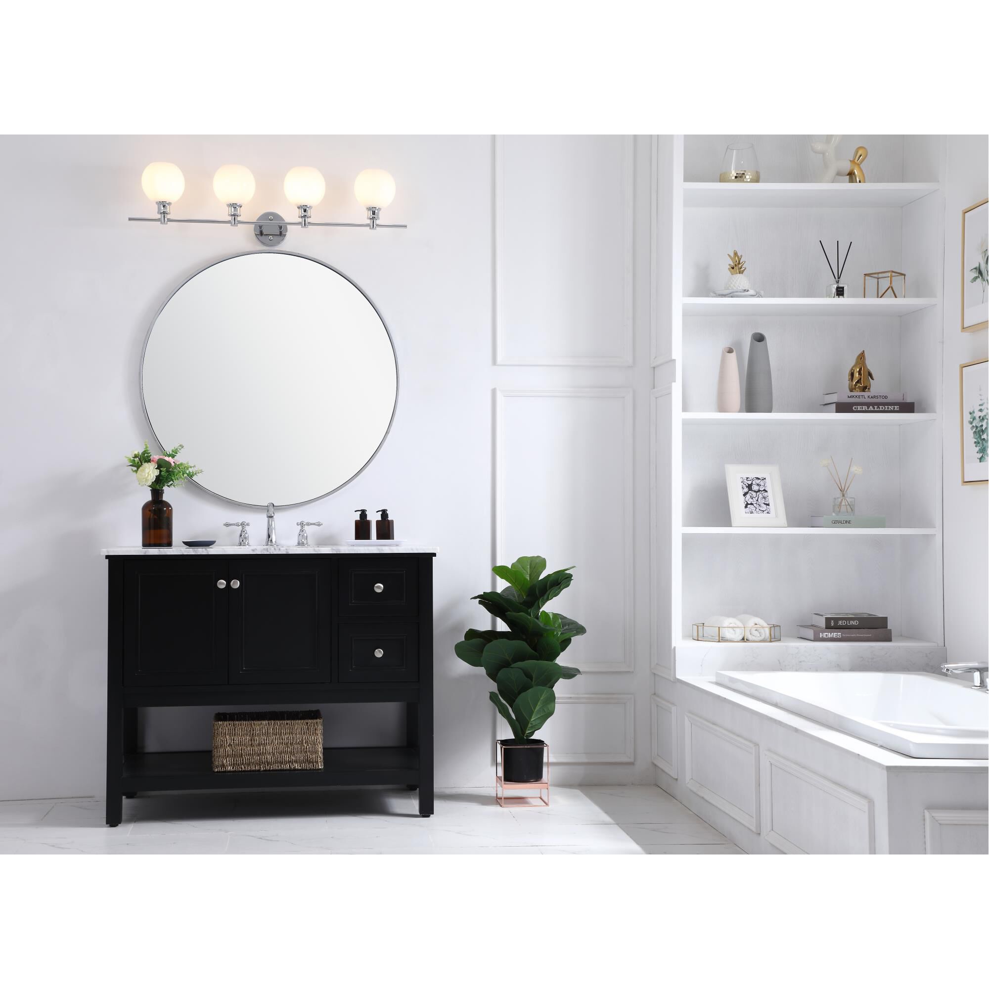 Collier 38 Inch Bath Vanity Light by Elegant Lighting