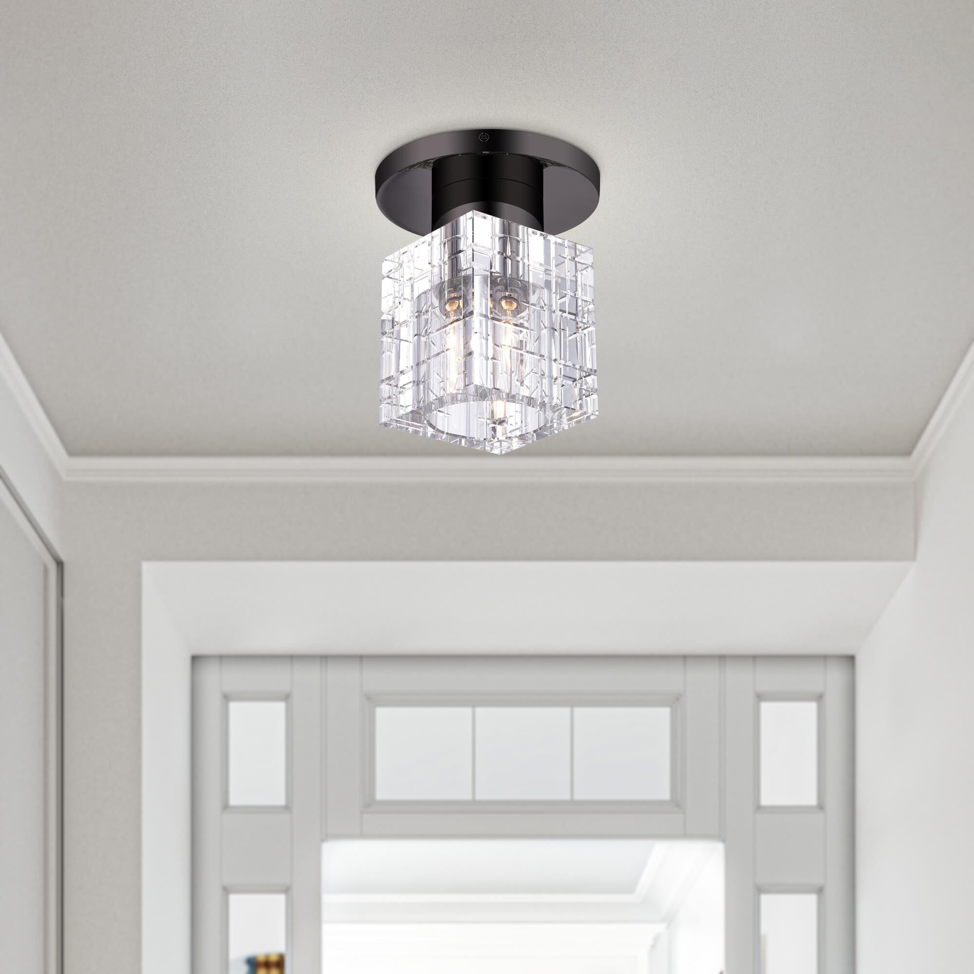 Rotterdam 1 Light Semi Flush Mount by Livex Lighting