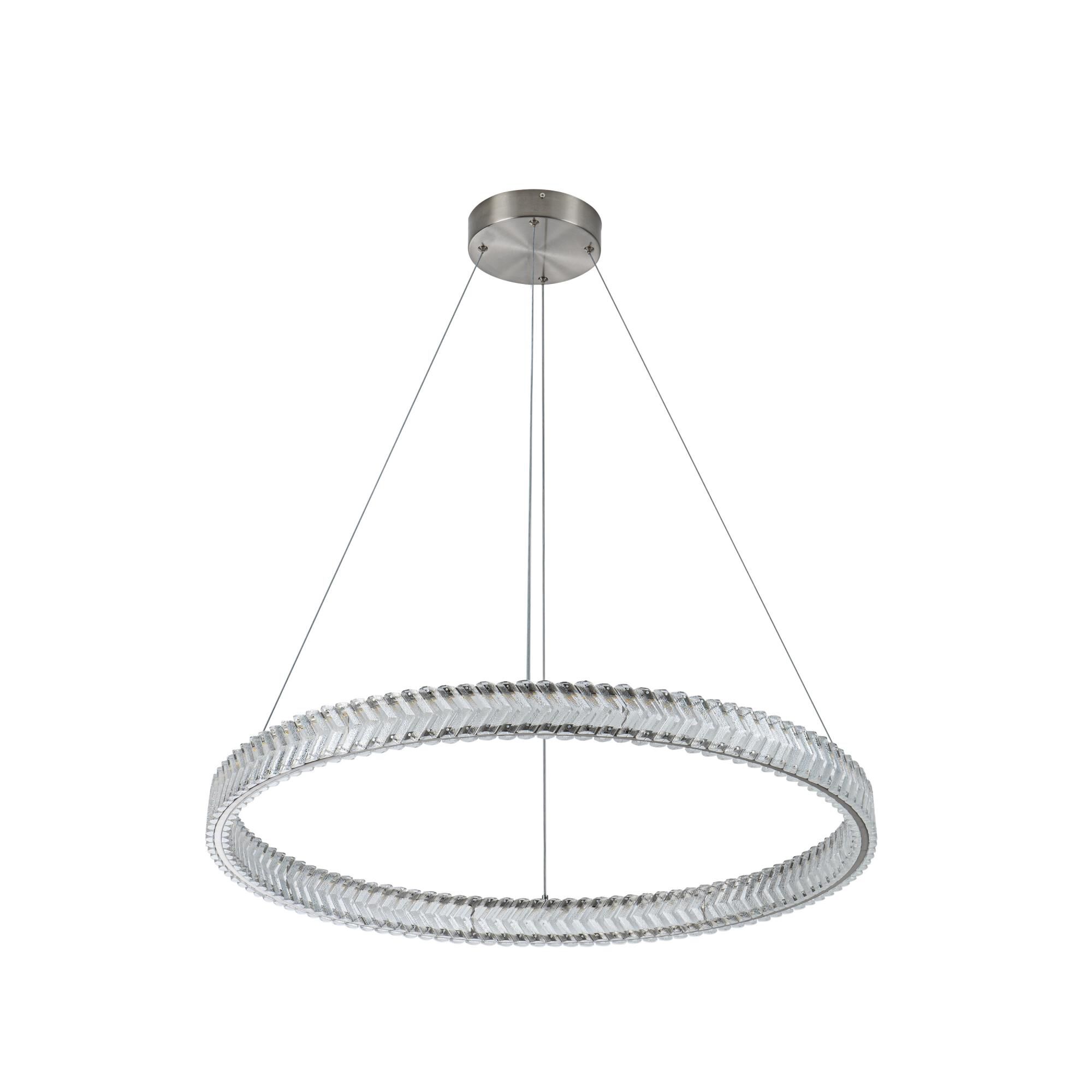 Chevron 32 Inch Chandelier by Artcraft