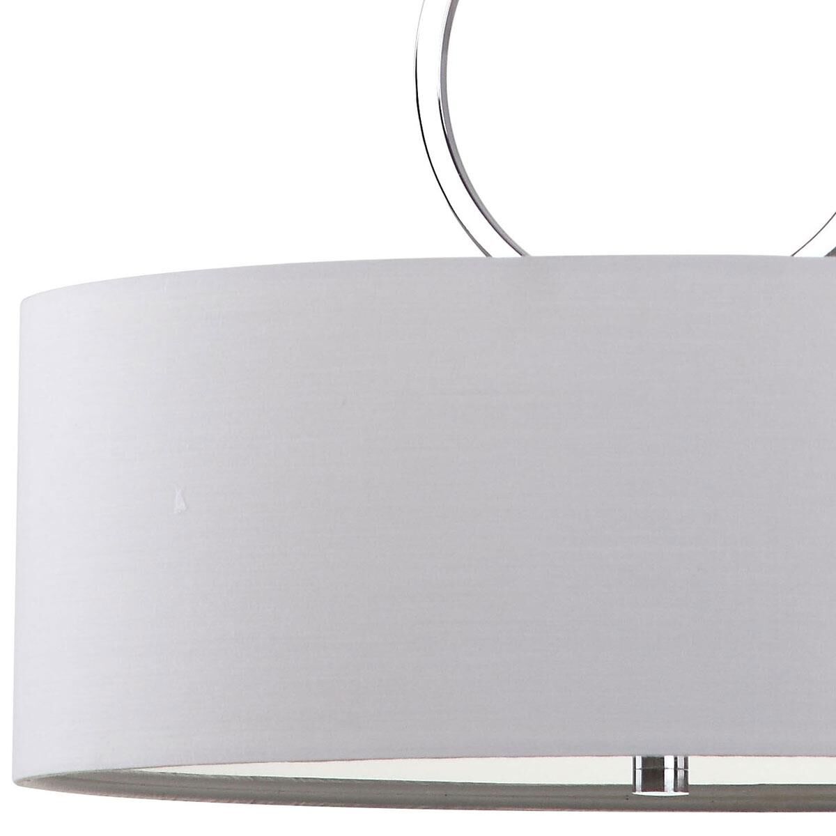 Debonair Ring Drum Adjustable 18 Inch LED Large Pendant by Safavieh