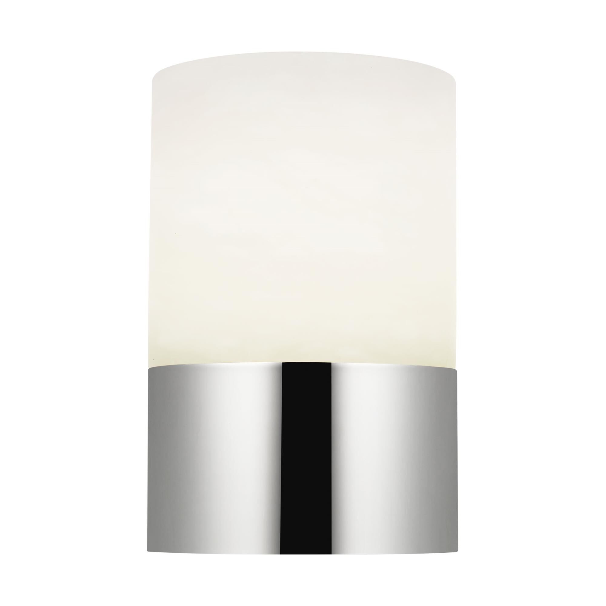 Shown in Polished Nickel finish and Alabaster shade