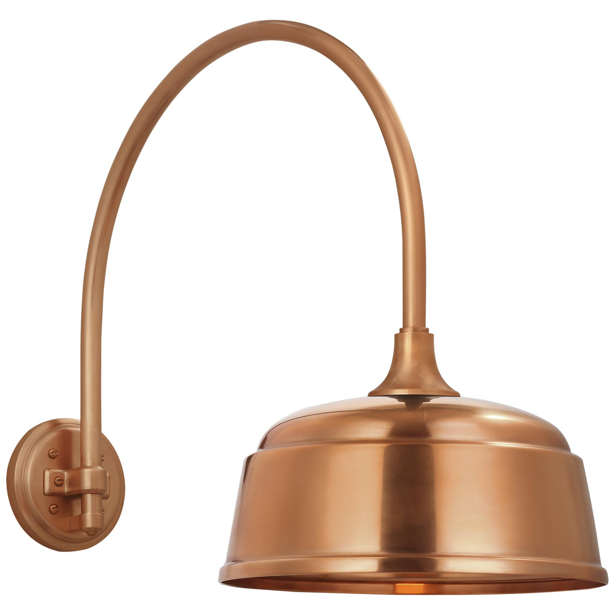 Shown in Soft Copper finish and Copper shade