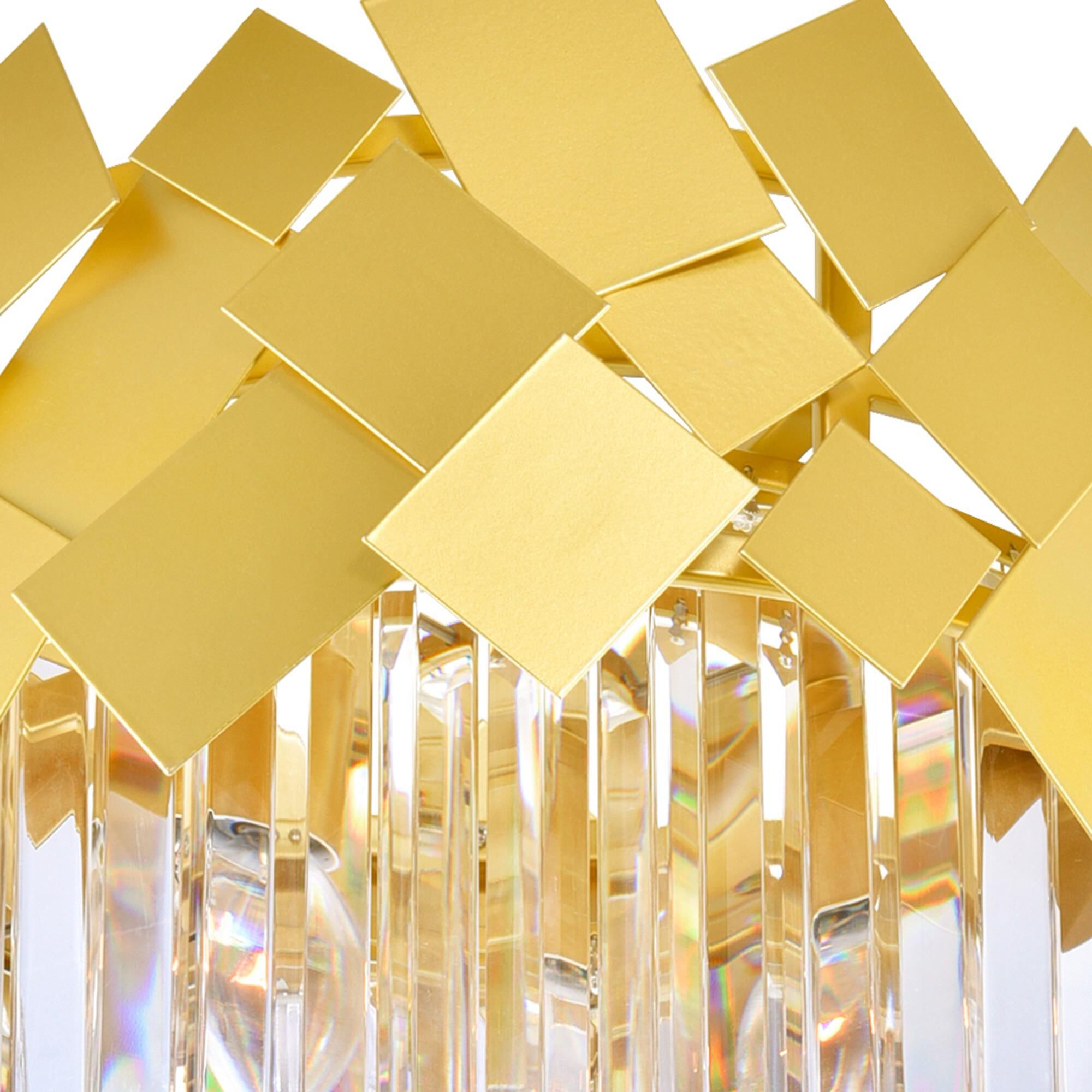 Shown in Medallion Gold finish and K9 Clear crystal