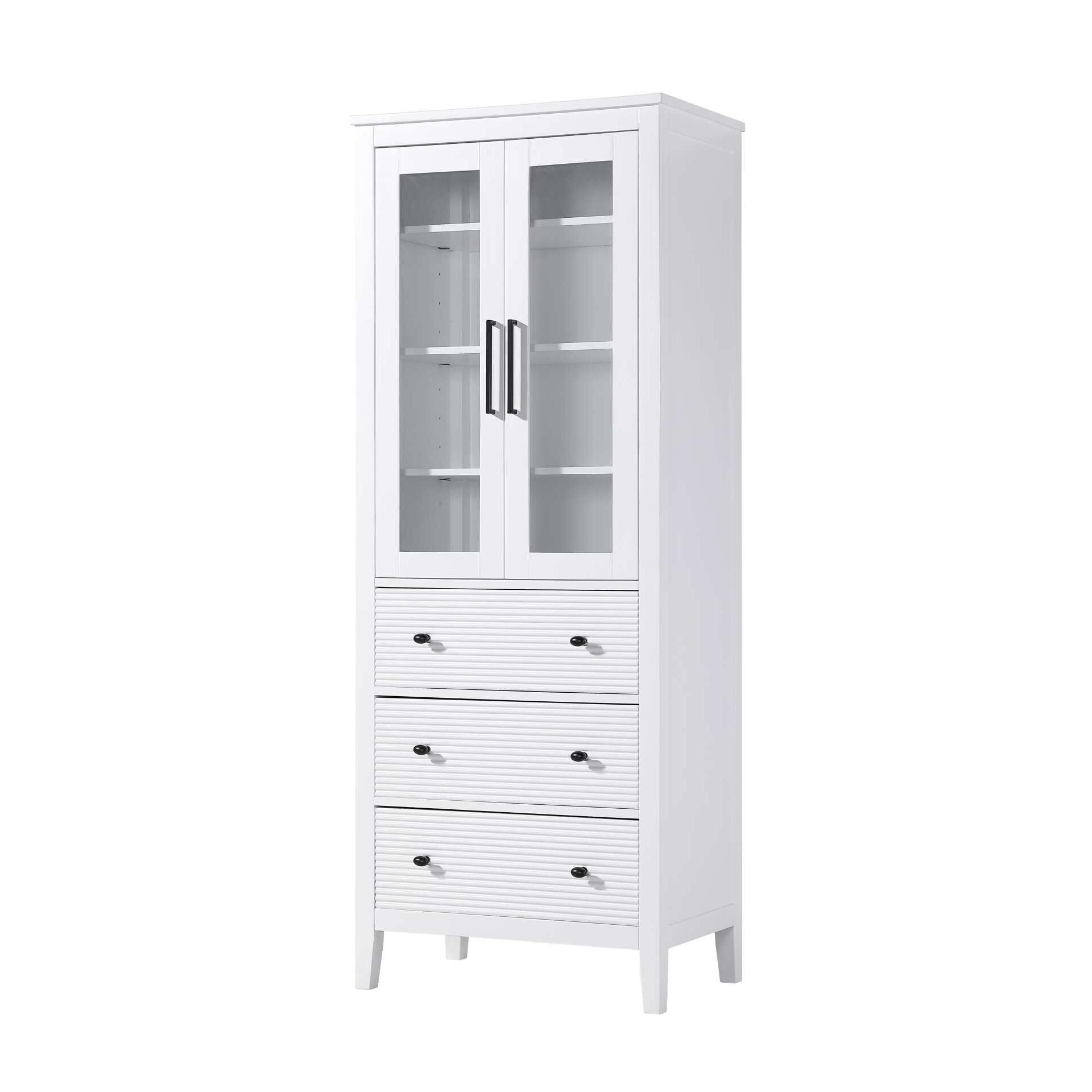 Shown in White finish