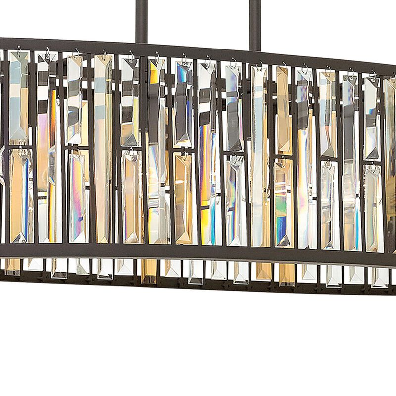 Gemma 45 Inch 6 Light Linear Suspension Light by Fredrick Ramond