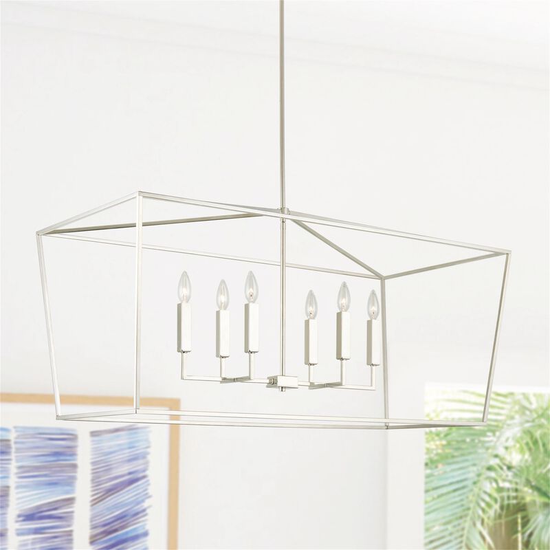 Thea 42 Inch 6 Light Linear Suspension Light by Capital Lighting Fixture Company