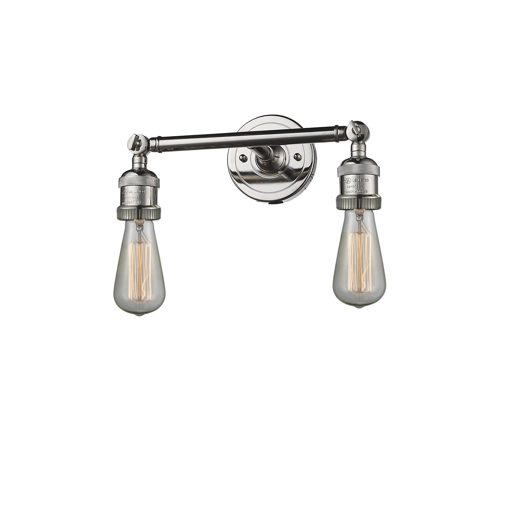 Bruno Marashlian Bare Bulb 11 Inch 2 Light Bath Vanity Light by Innovations Lighting