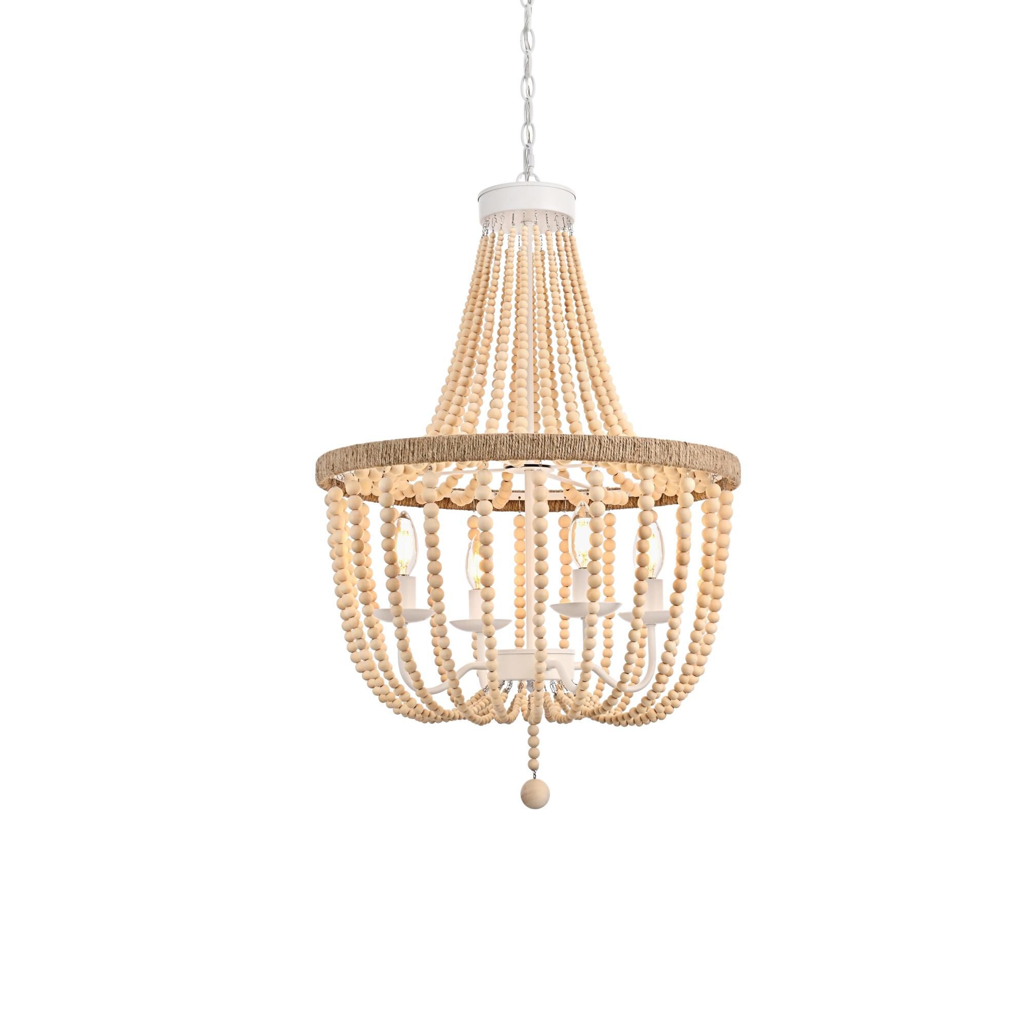 Jolie 20 Inch Large Pendant by Elegant Lighting
