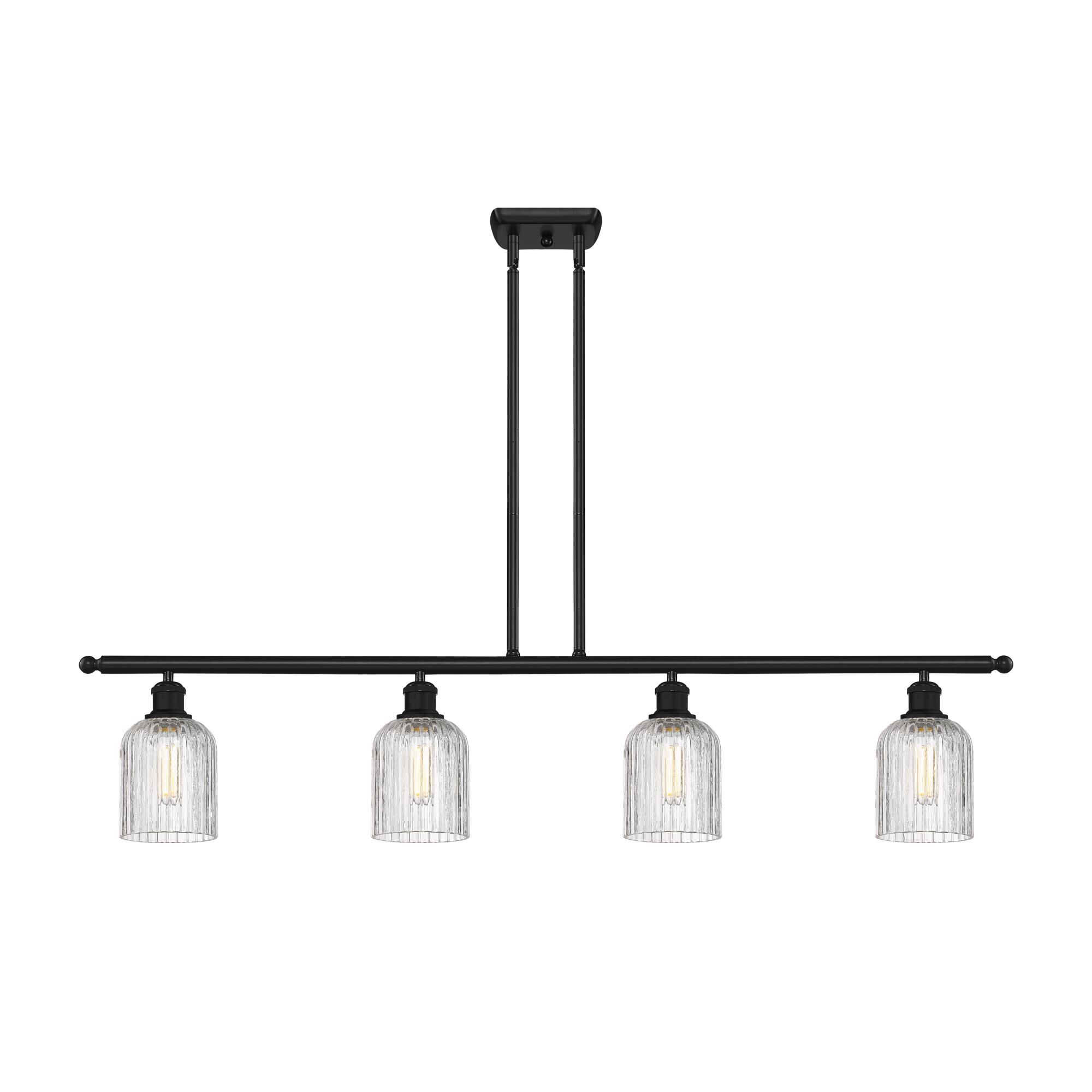 Shown in Matte Black finish and Clear glass