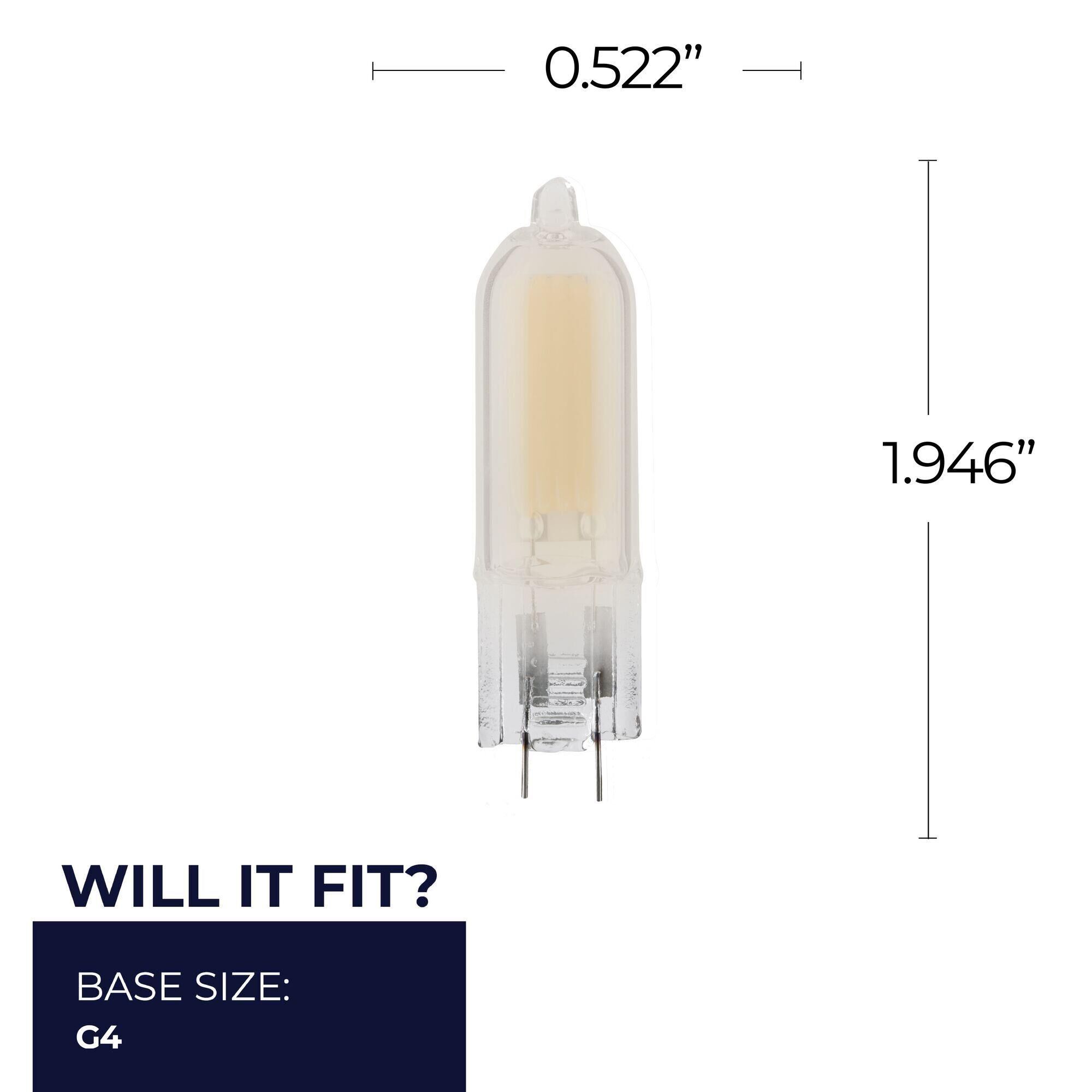 Frost T5 Base G4 3000K LED Light Bulb,