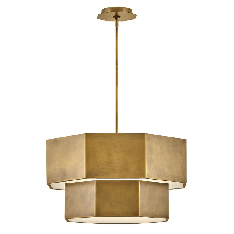 Facet Medium Pendant Light by Hinkley
