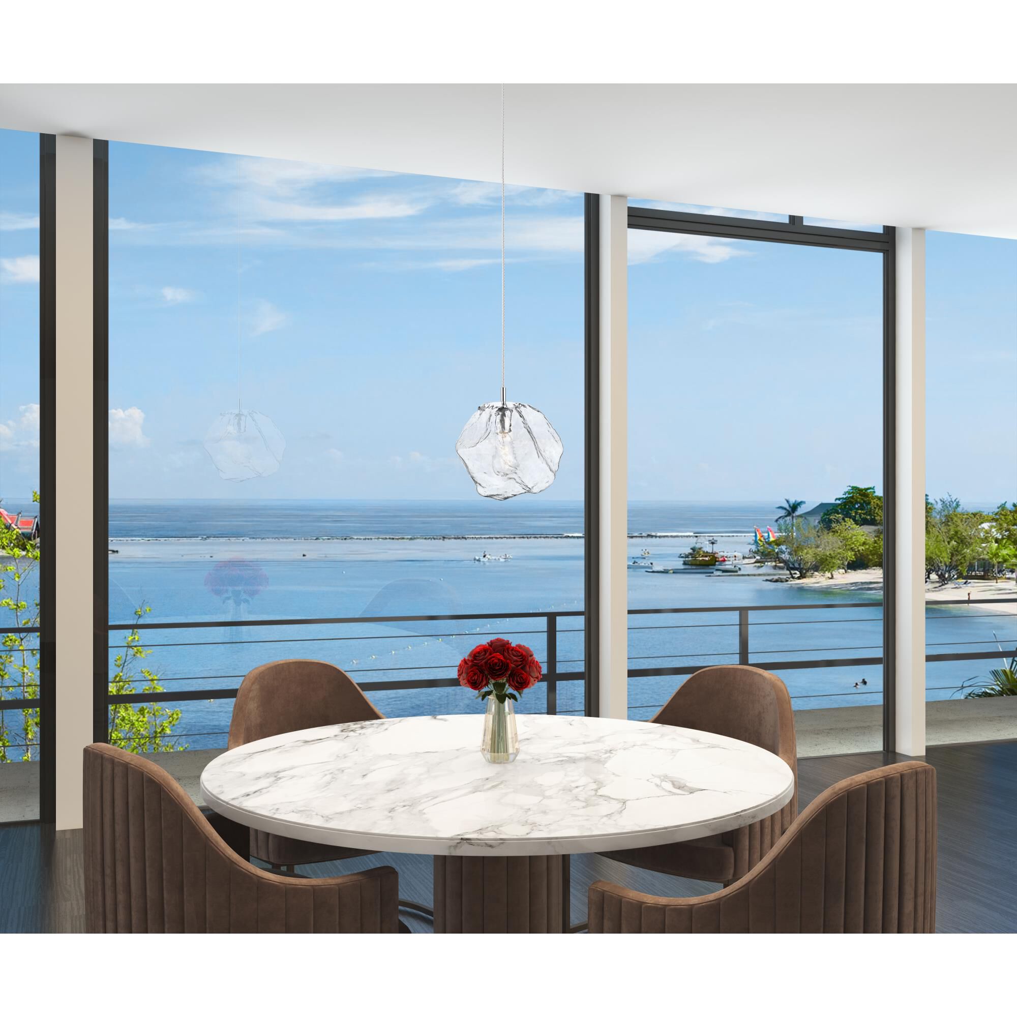 Boulder 12 Inch LED Mini Pendant,