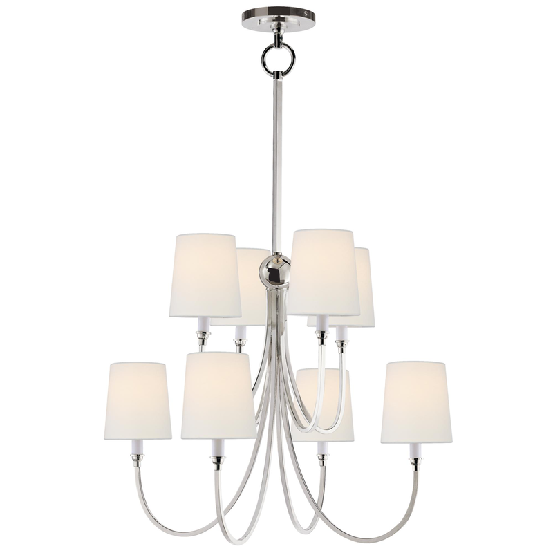 Thomas O'Brien Reed 26 Inch 8 Light Chandelier by Visual Comfort Signature Collection