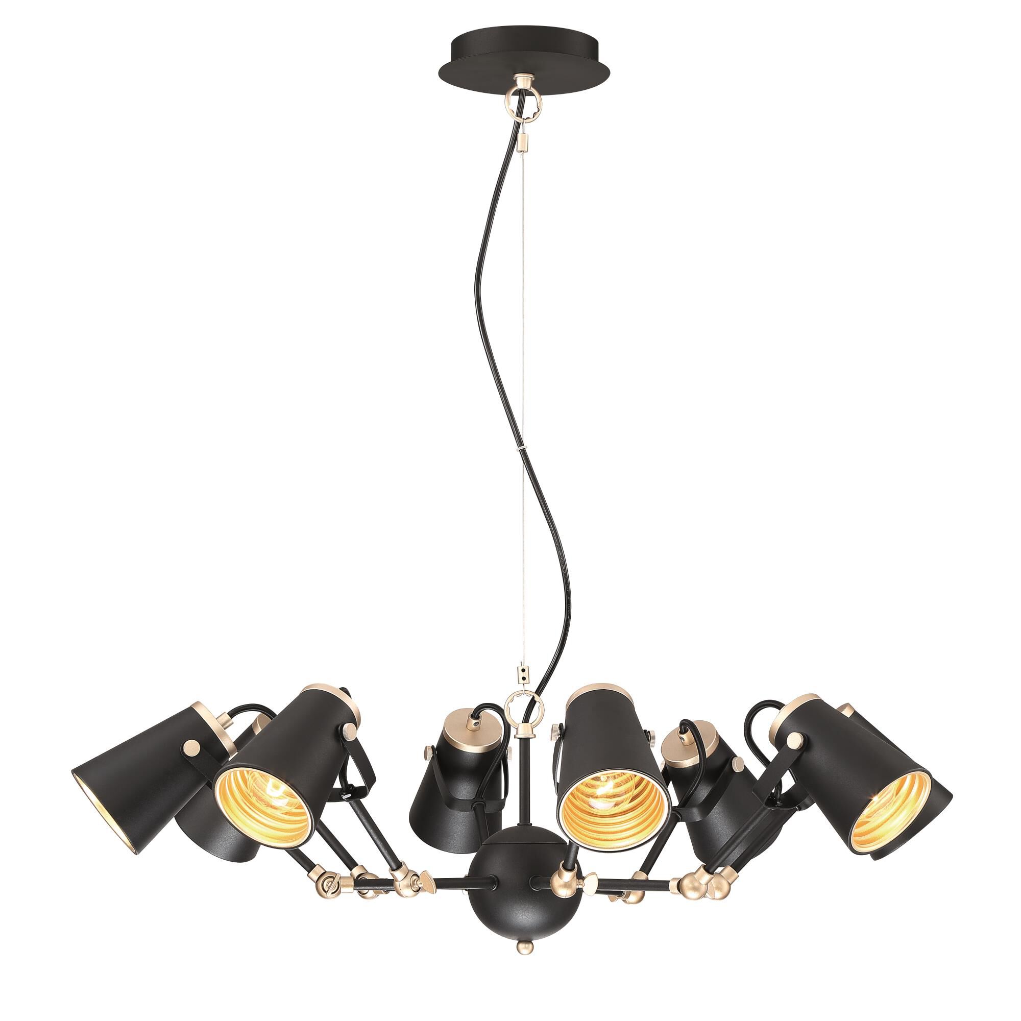 Shown in Black And Gold finish