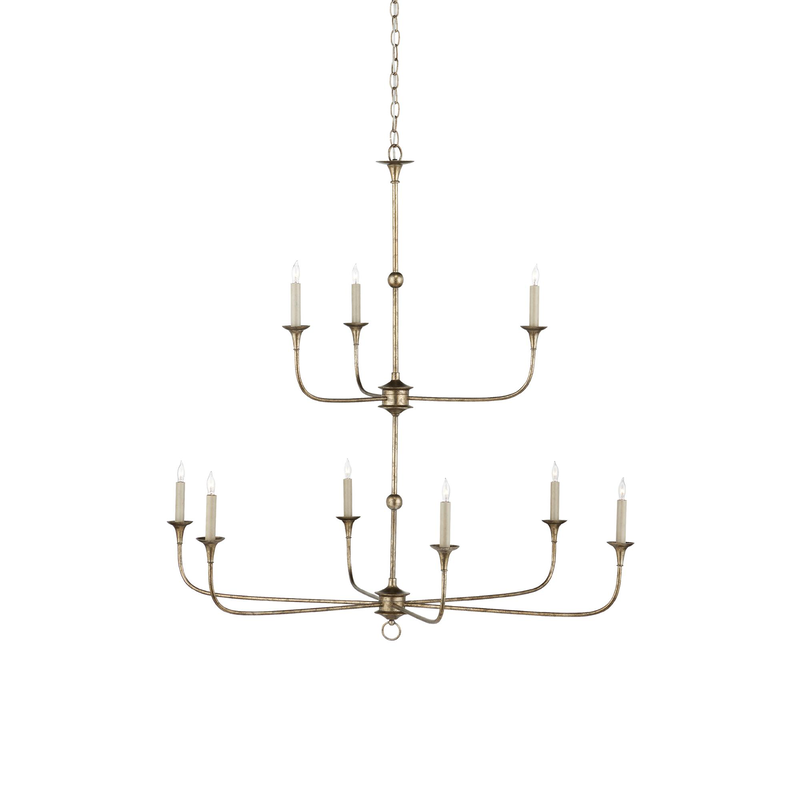 Nottaway Large Chandelier by Currey & Company