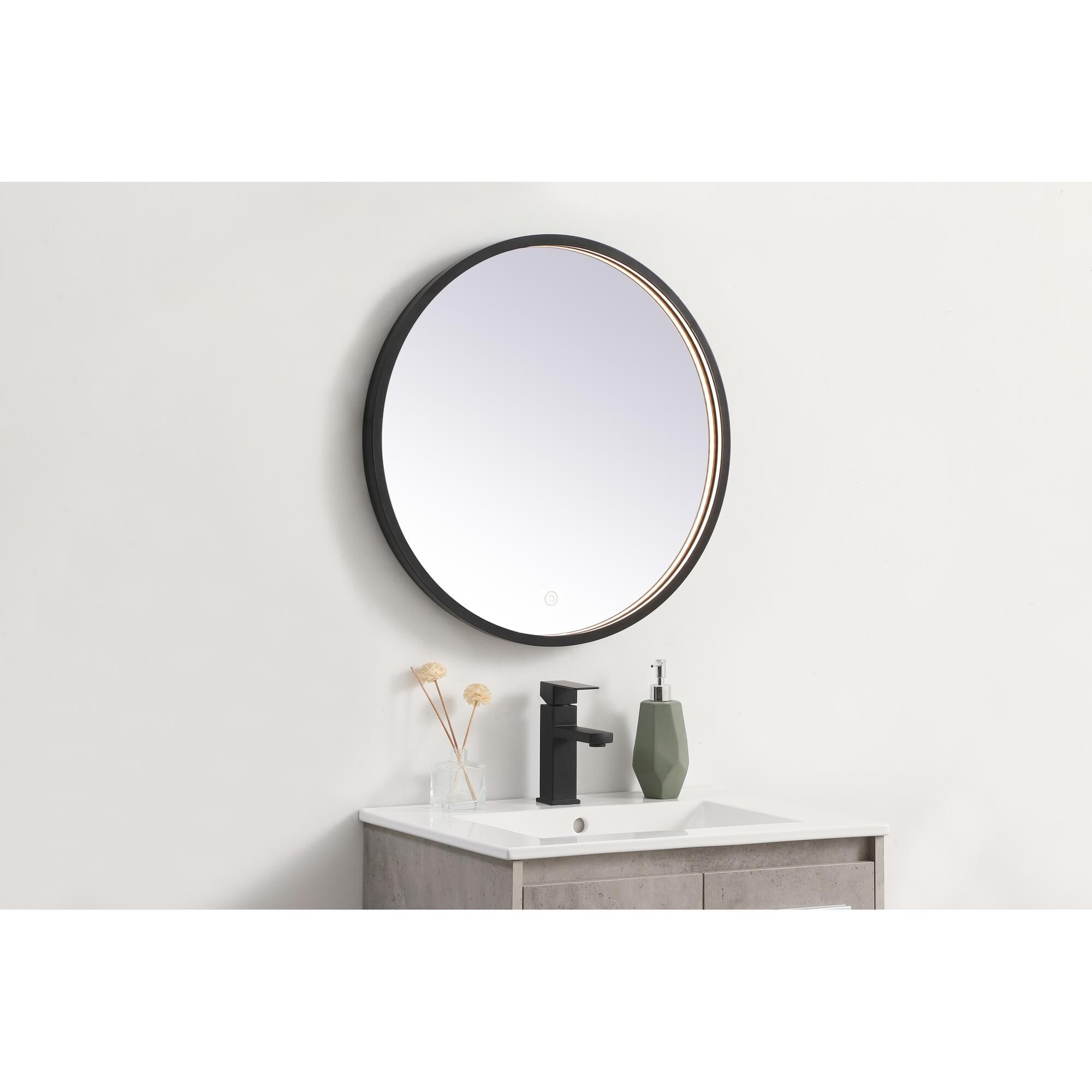 Pier LED Lighted Mirror by Elegant Decor