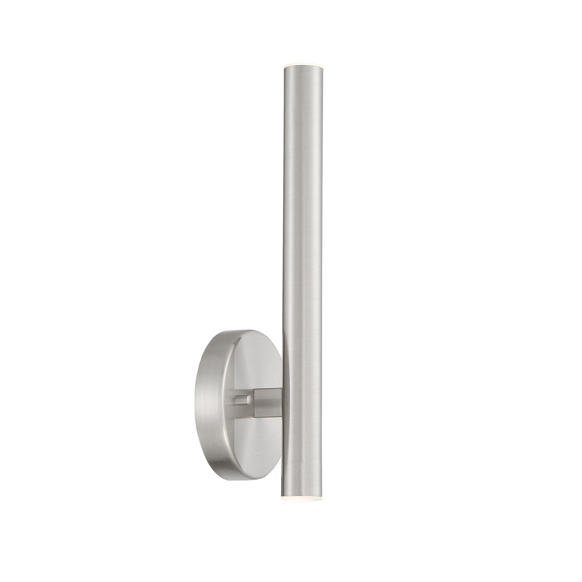 Shown in Brushed Nickel finish and Steel glass and Steel shade