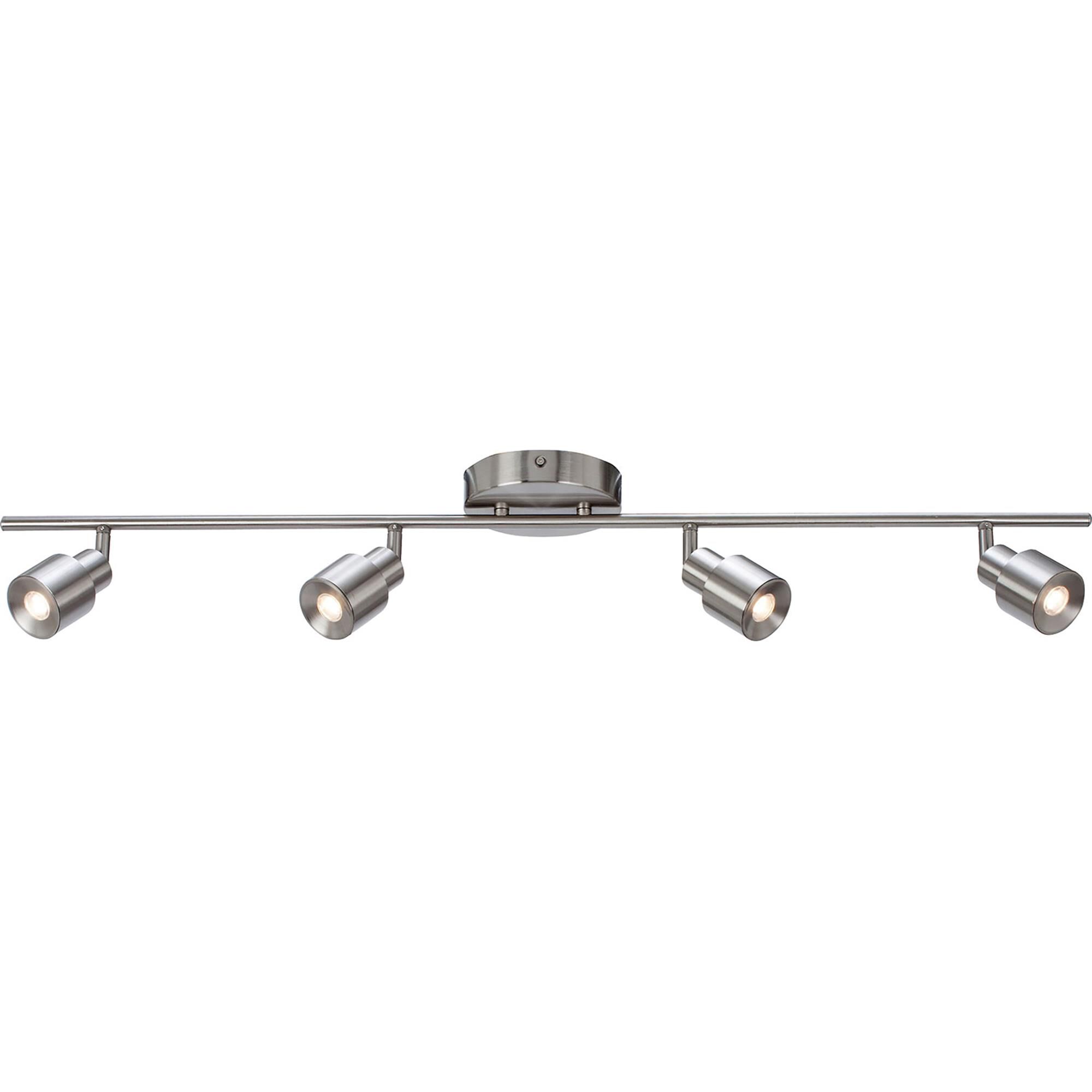 Shown in Satin Nickel finish and Satin Nickel, Frosted Steel, Acrylic shade and No Accent accent