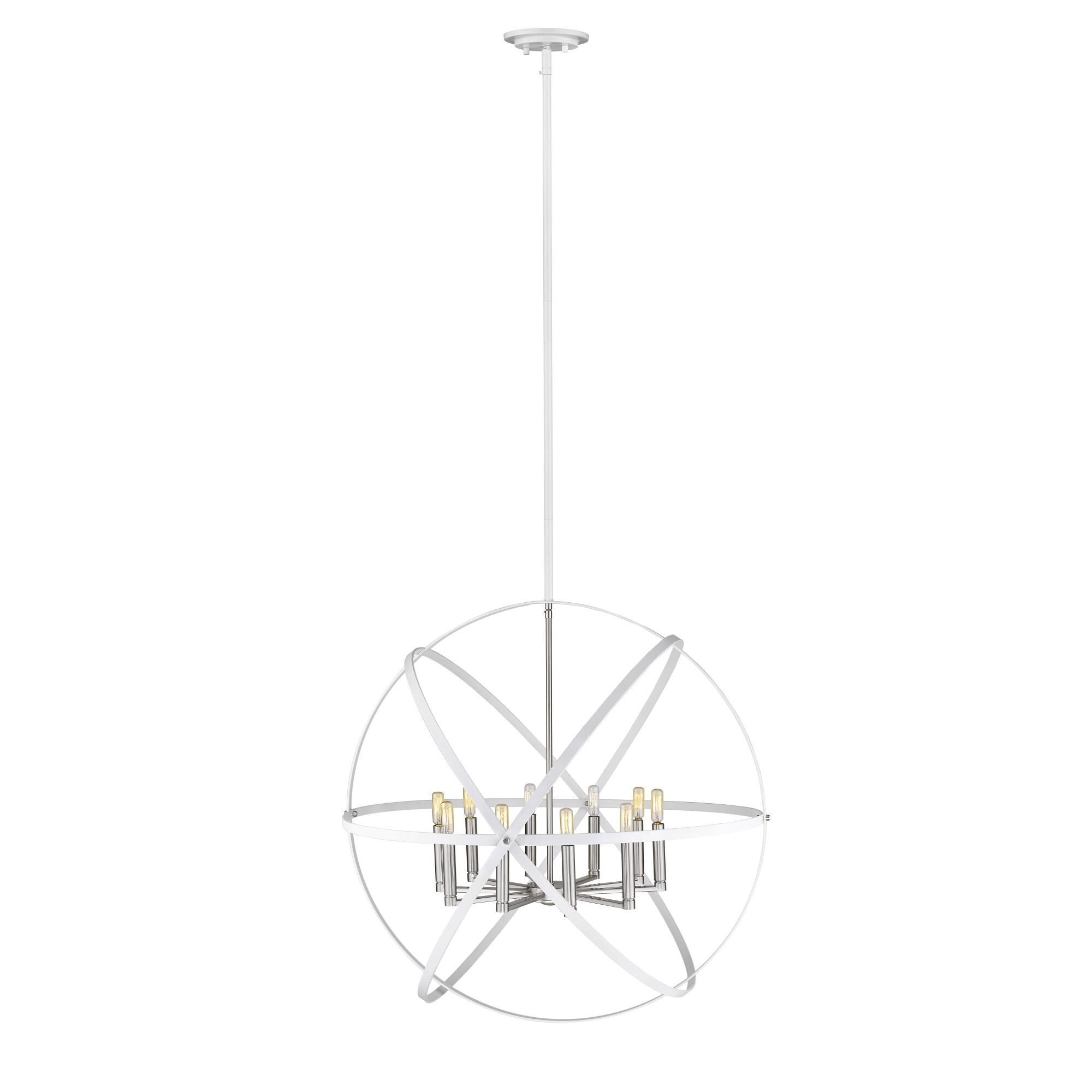 Cavallo 36 Inch 10 Light Chandelier by Z-Lite