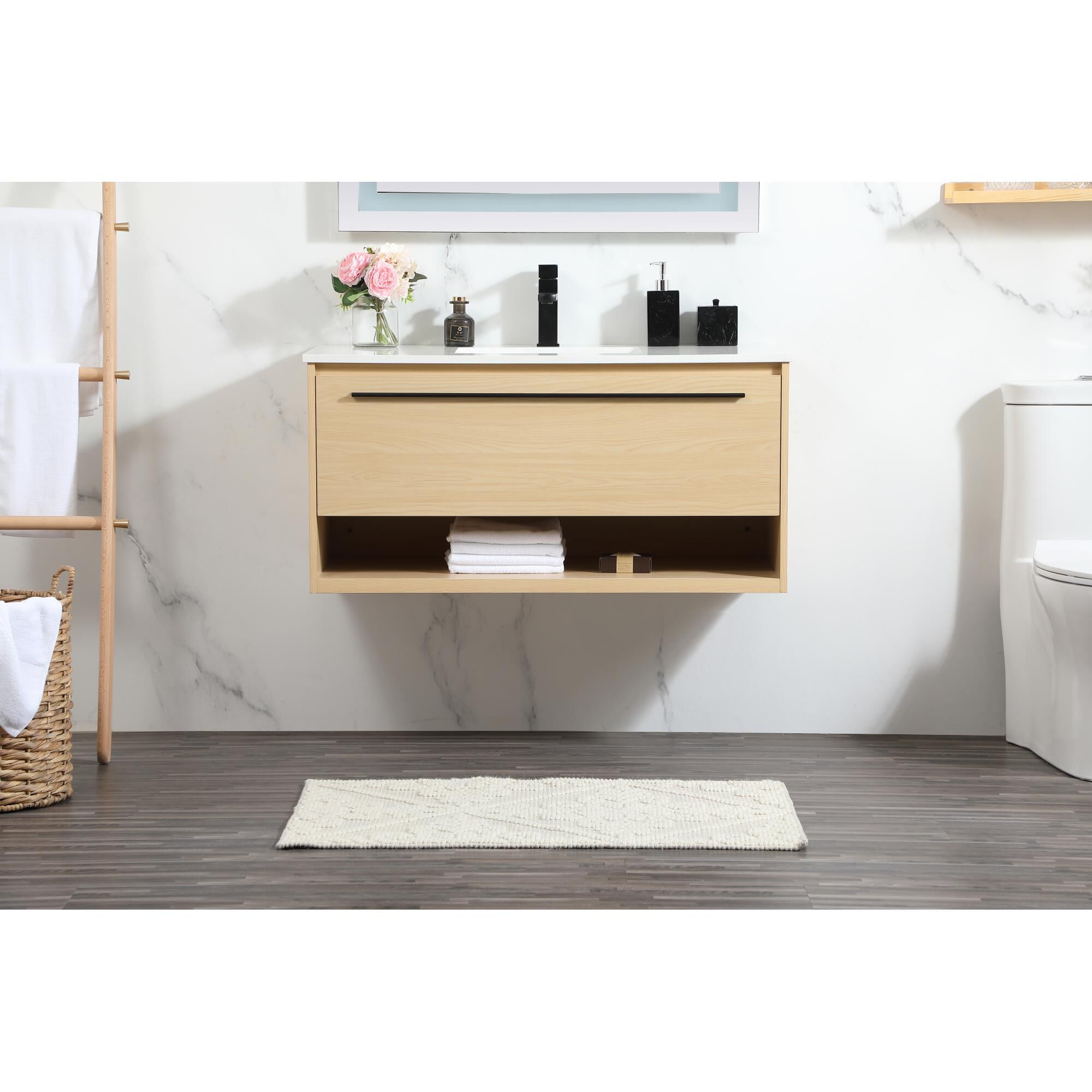 Shown in Maple finish