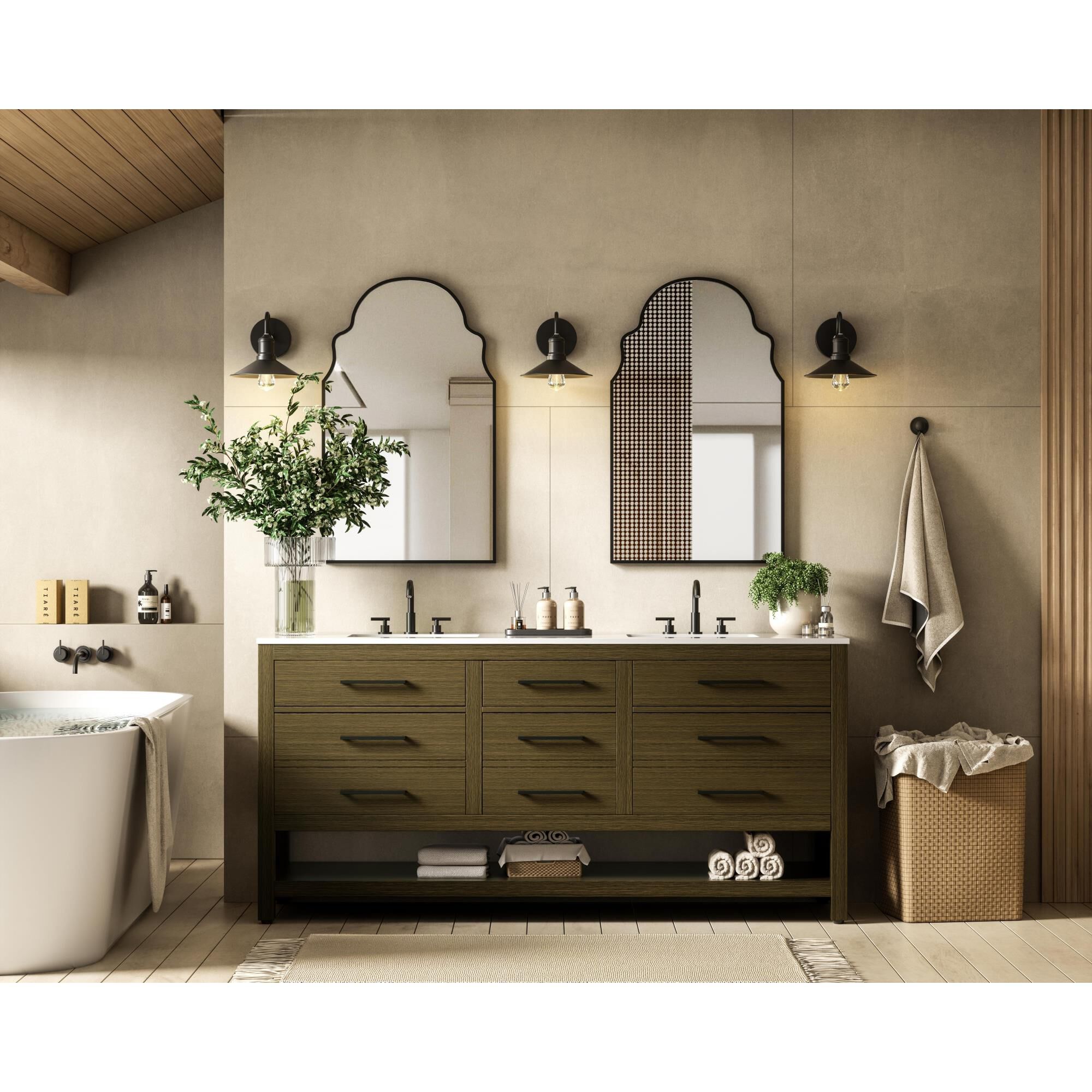 Karson 72 Inch Bath Vanity by Elegant Dcor