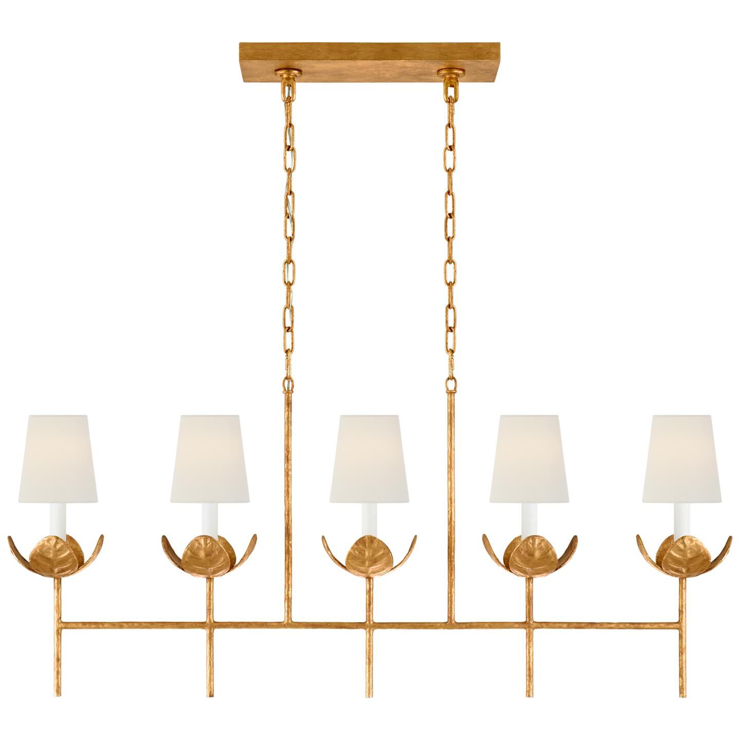 Julie Neill Illana 5 Light Linear Suspension Light by Visual Comfort Signature Collection