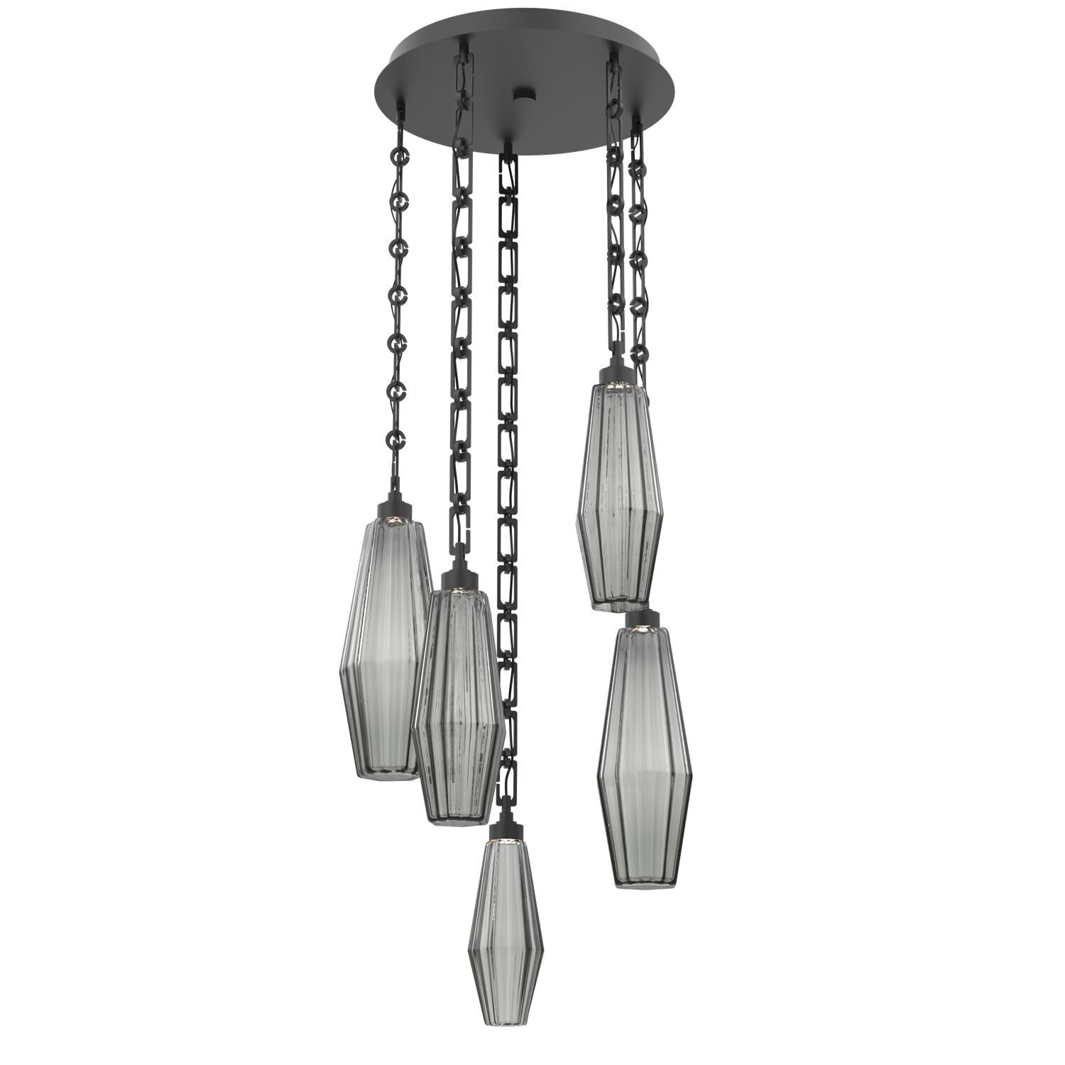 Shown in Matte Black finish and Smoke glass