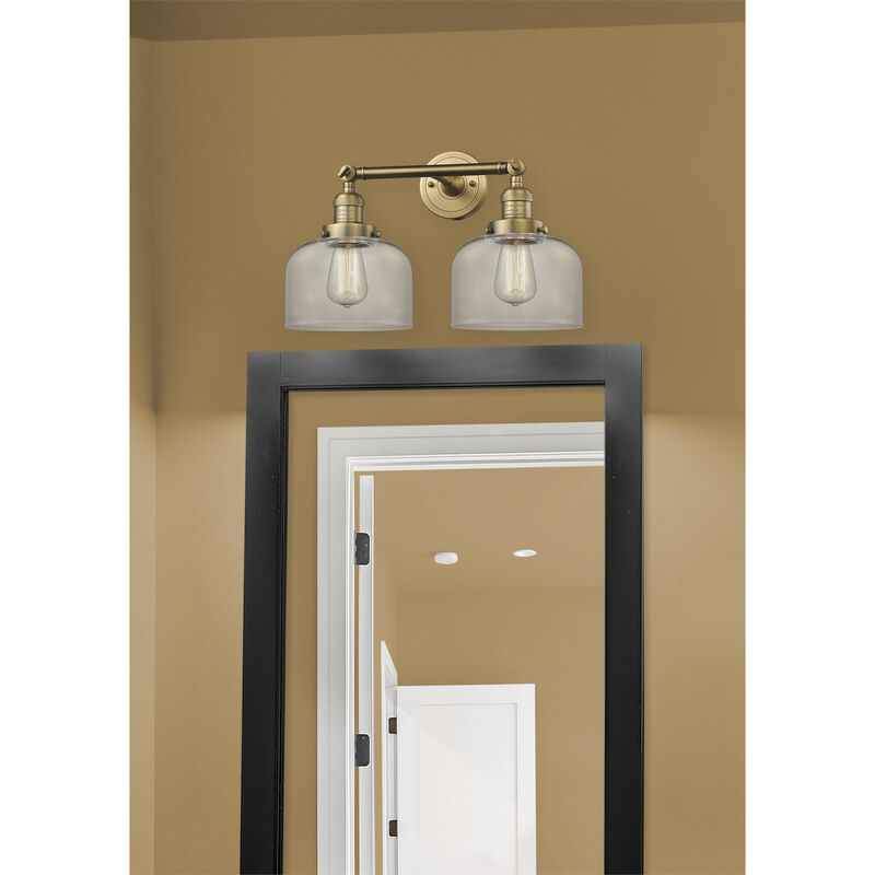Bruno Marashlian Large Bell 19 Inch 2 Light Bath Vanity Light by Innovations Lighting