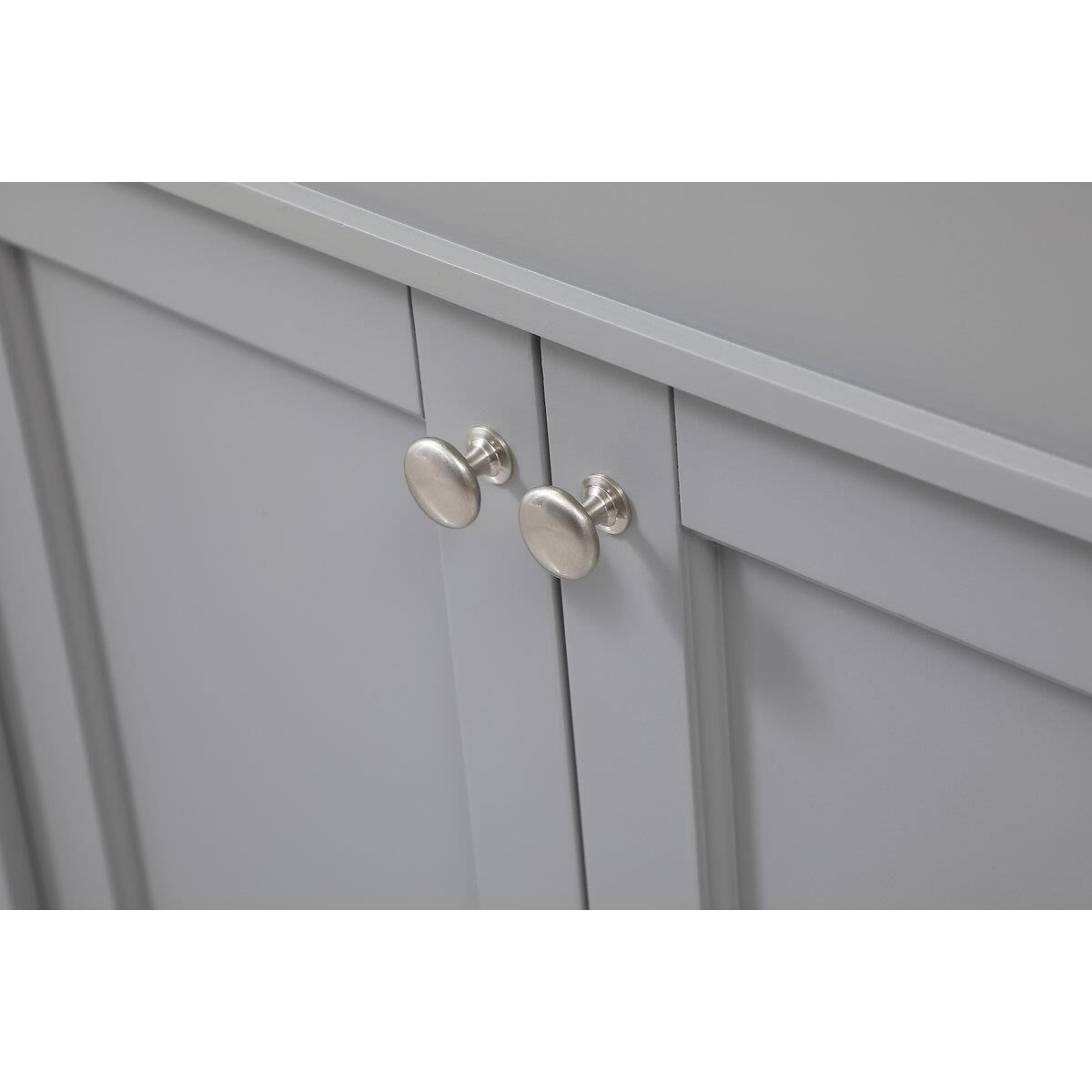 Shown in Grey finish and No Backsplash accent