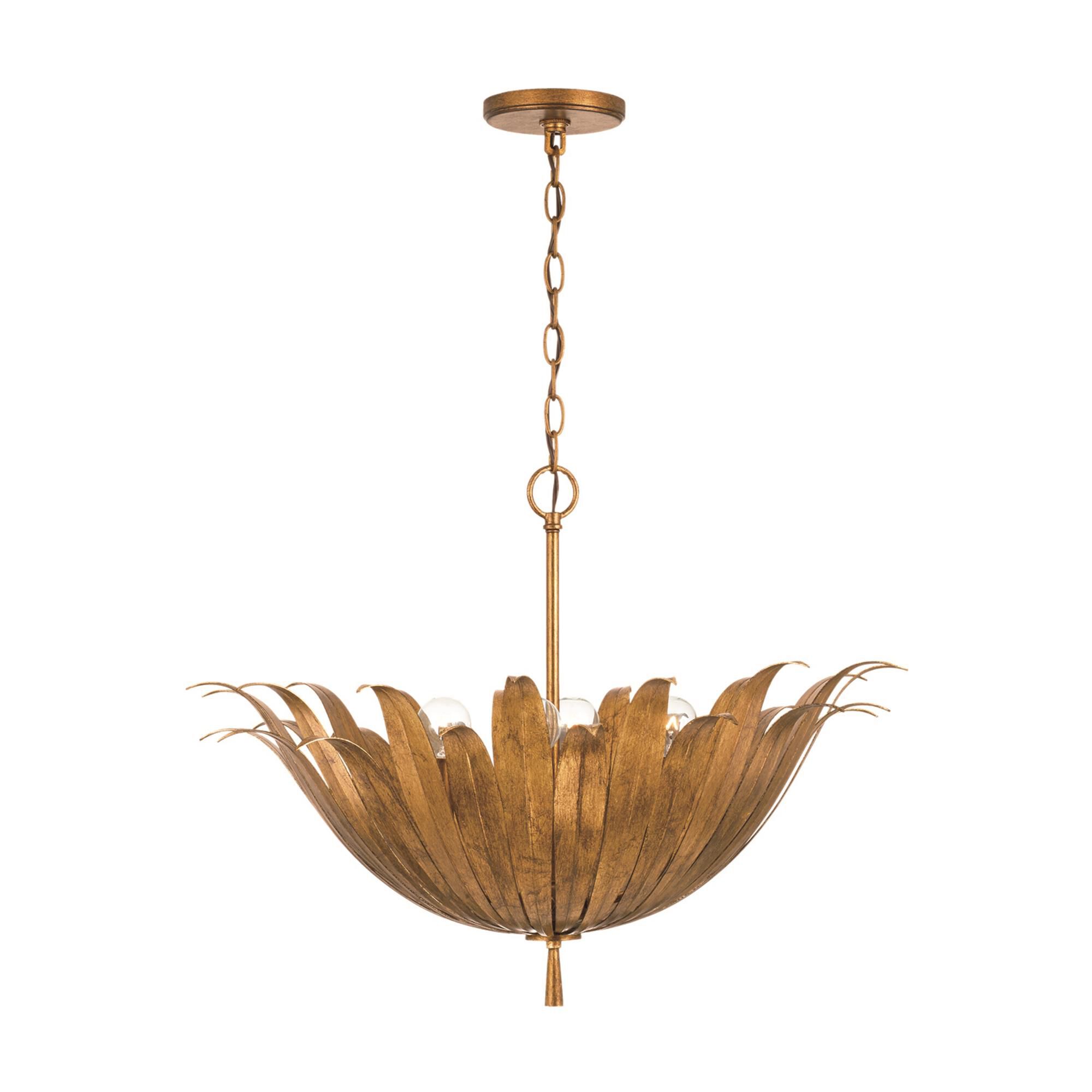 Shown in Antique Gold finish