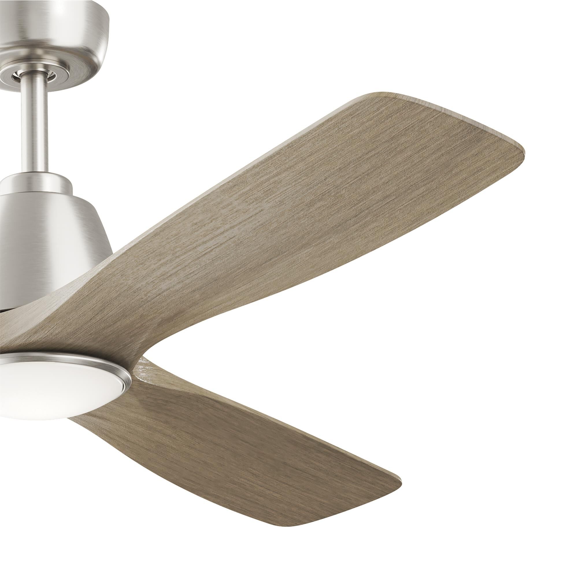 Shown in Brushed Nickel finish and Satin Etched Cased Opal glass