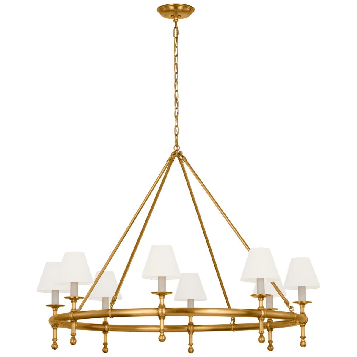 Shown in Antique-Burnished Brass finish