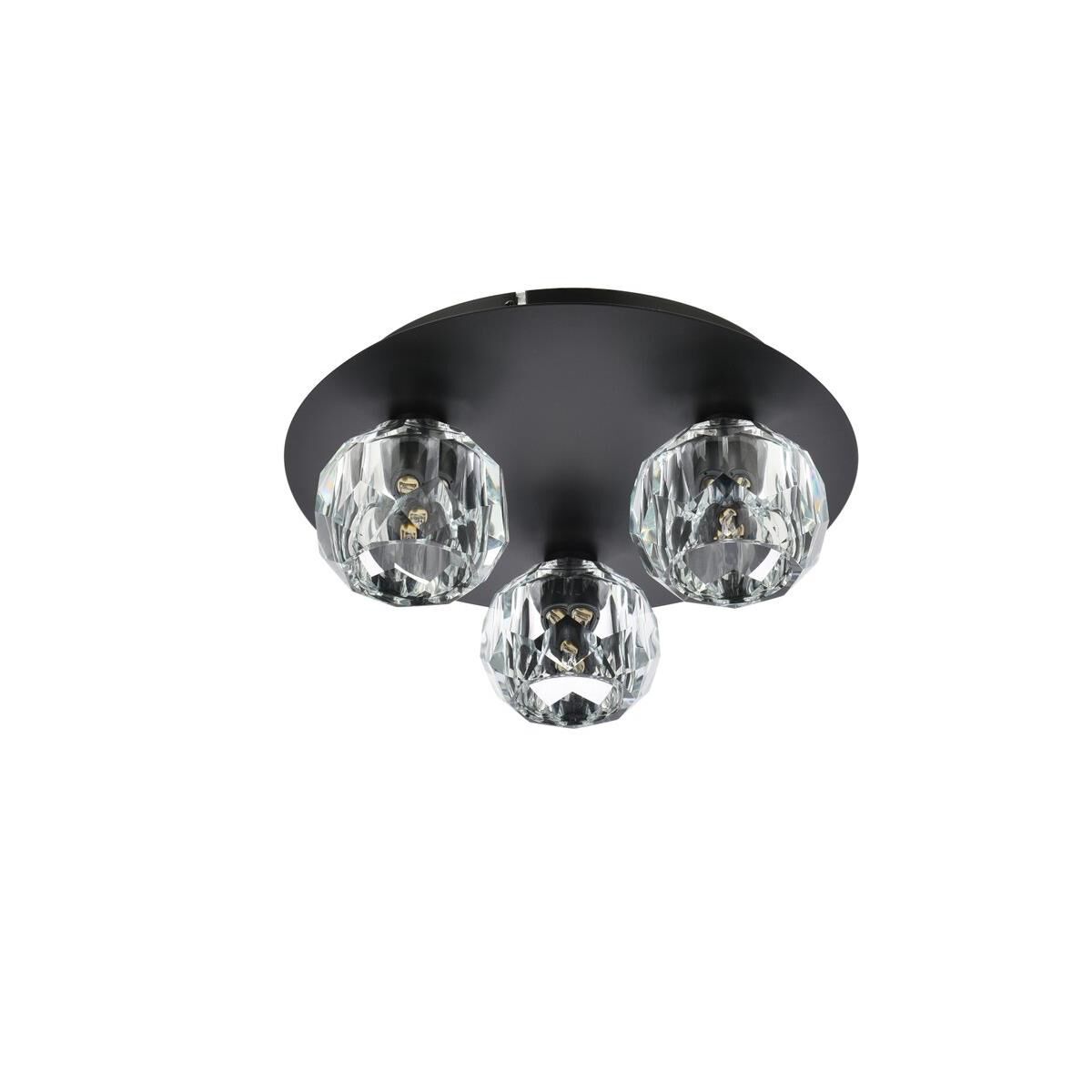 Graham 12 Inch 3 Light LED Flush Mount by Elegant Lighting