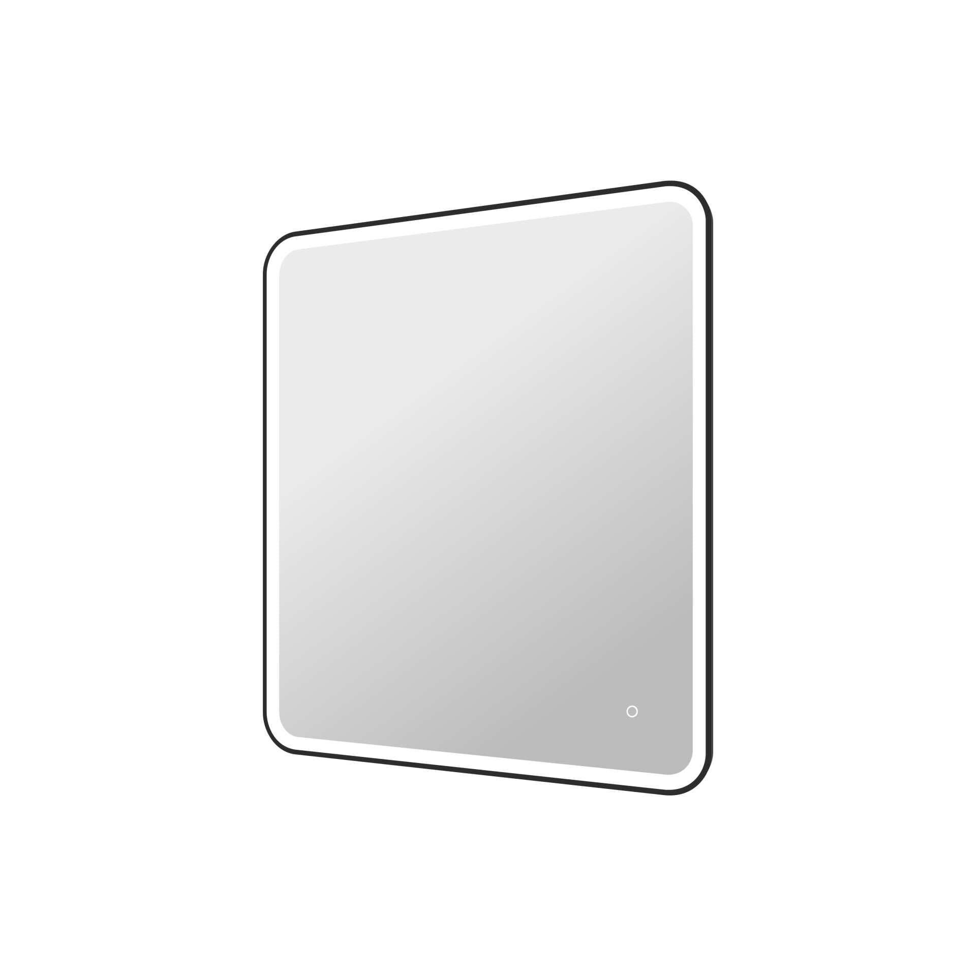 Harmoni 42 Inch Round LED Lighted Mirror by Elegant Decor