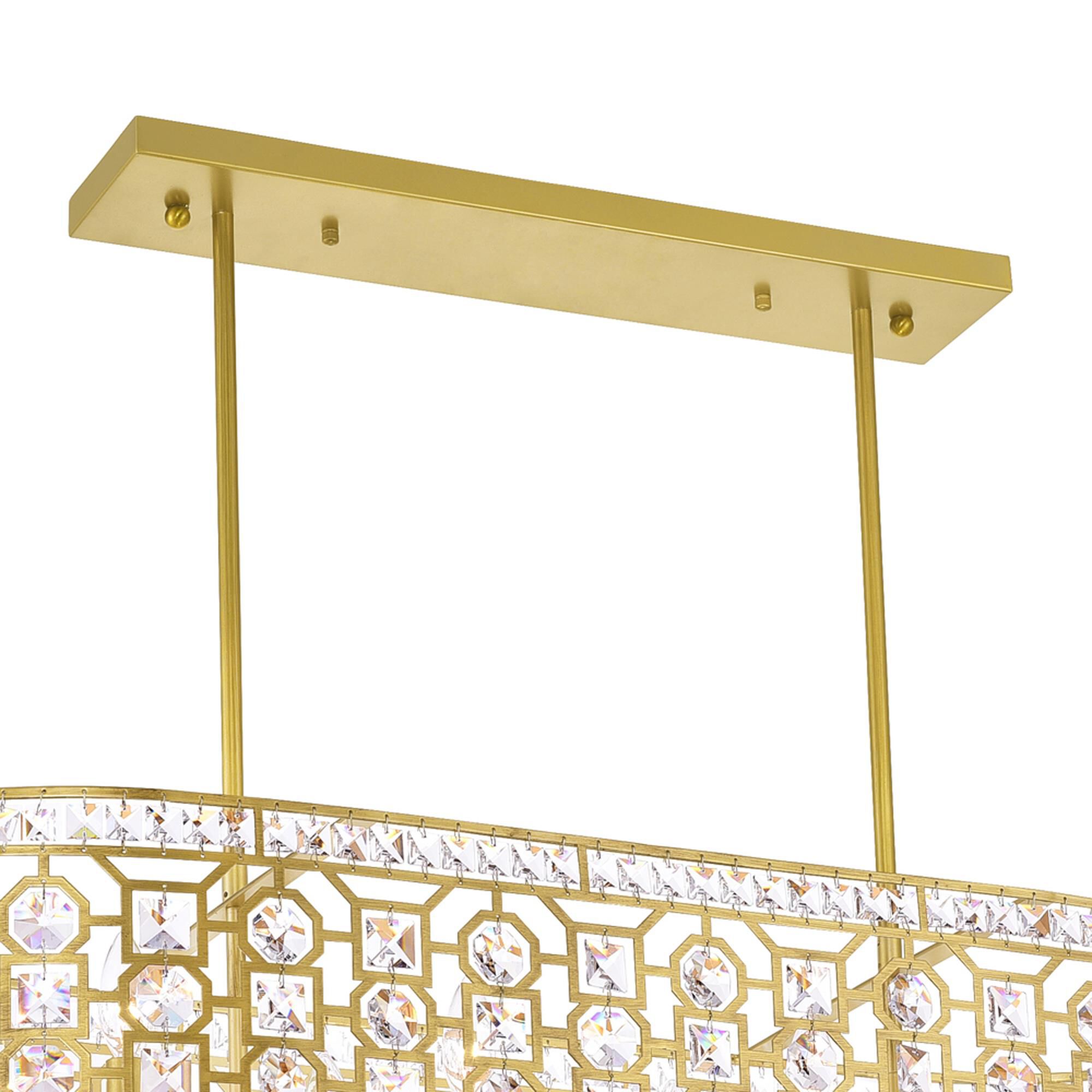 Shown in Champagne finish and K9 Clear crystal